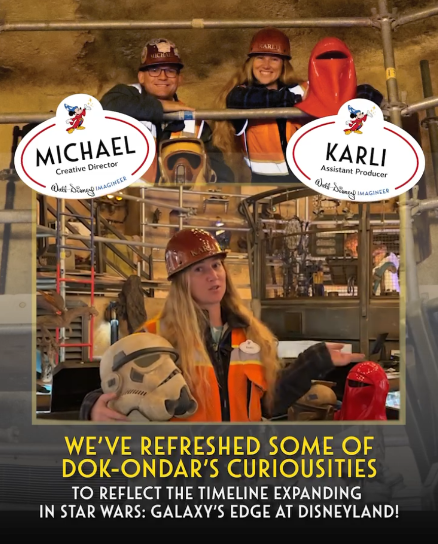 Walt Disney Imagineers Share Dok-Ondar's New Treasures in Star Wars: Galaxy's Edge in Disneyland