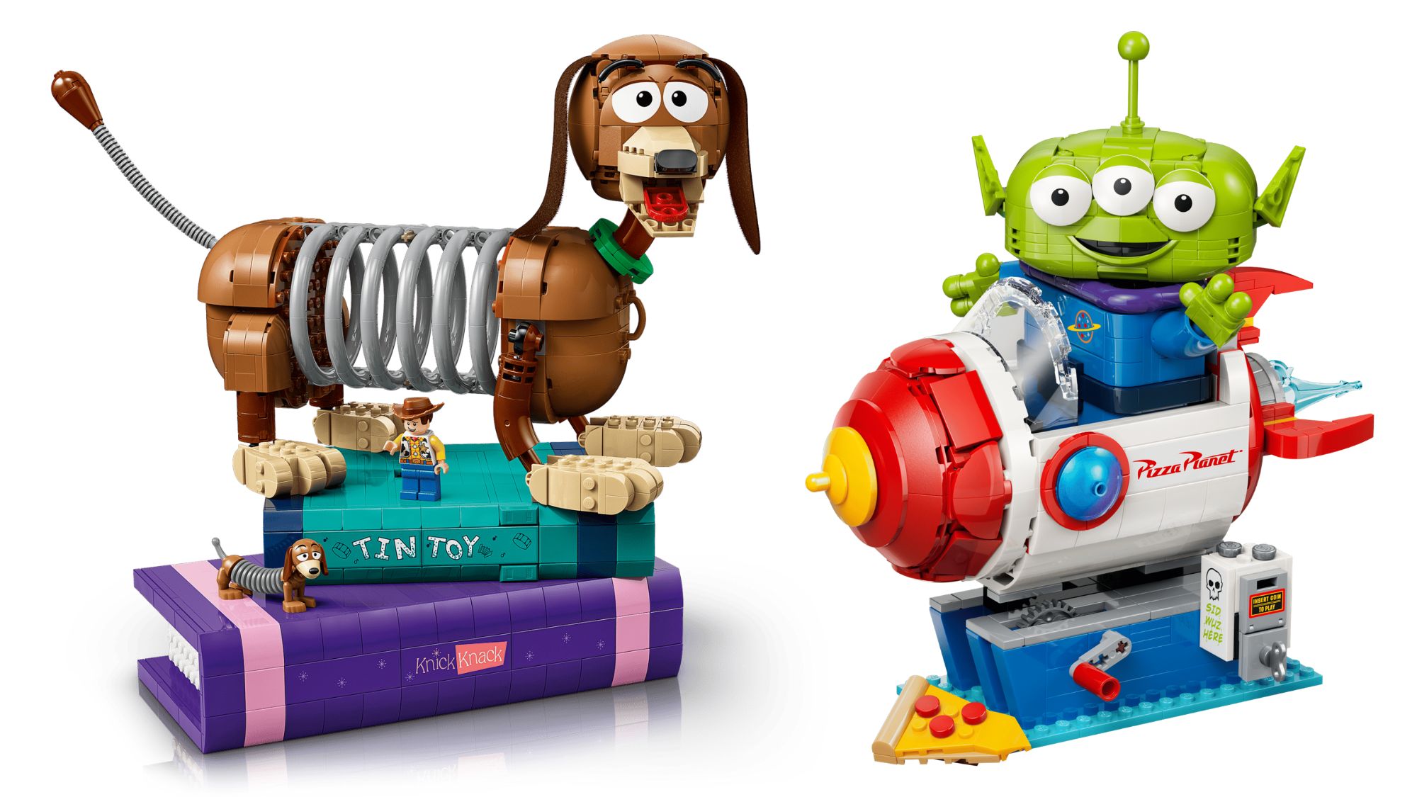 Pre-Order LEGO ‘Toy Story’ Slinky Dog Bookends, Alien Rocket Ship LEGO Coming Soon