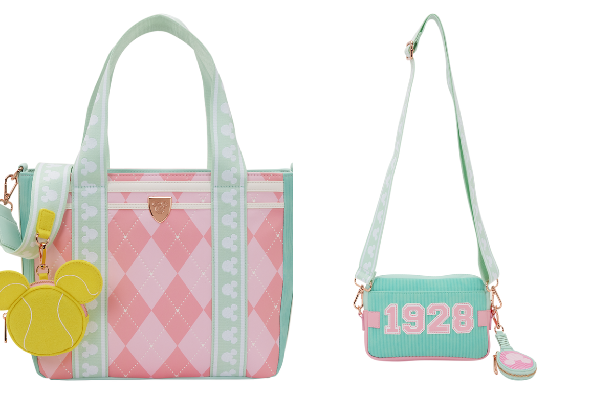 Loungefly Releases Mickey Tennis Themed Tote and Crossbody Bags Online