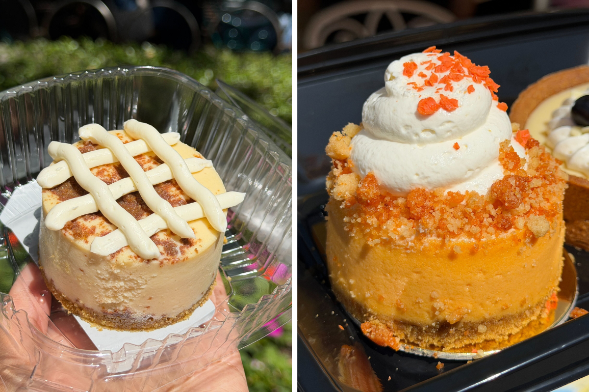 REVIEW: Cinnamon Roll Cheesecake and Orange Cream Cheesecake at Disneyland Resort