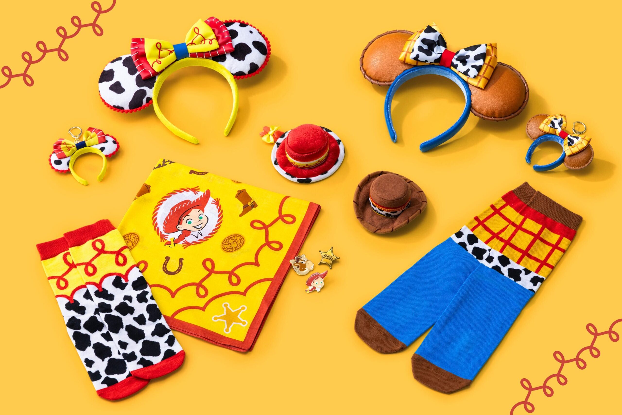 Merchandise featuring Toy Story 5 characters playing in Bonnie's room will also be available. Other wearable items will have motifs of Woody and Jessie.
