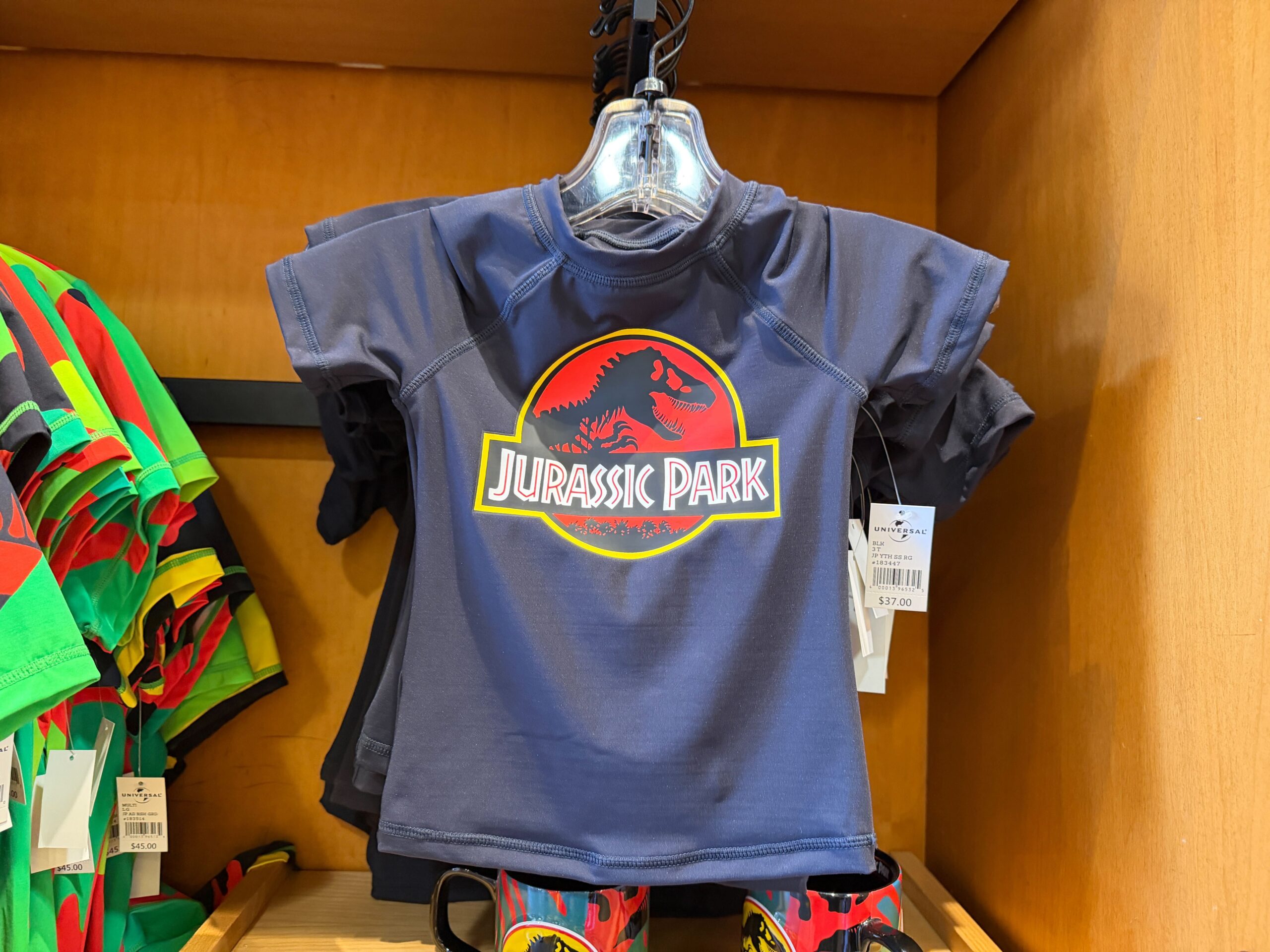 Jurassic Park youth rash guard at Universal's Islands of Adventure