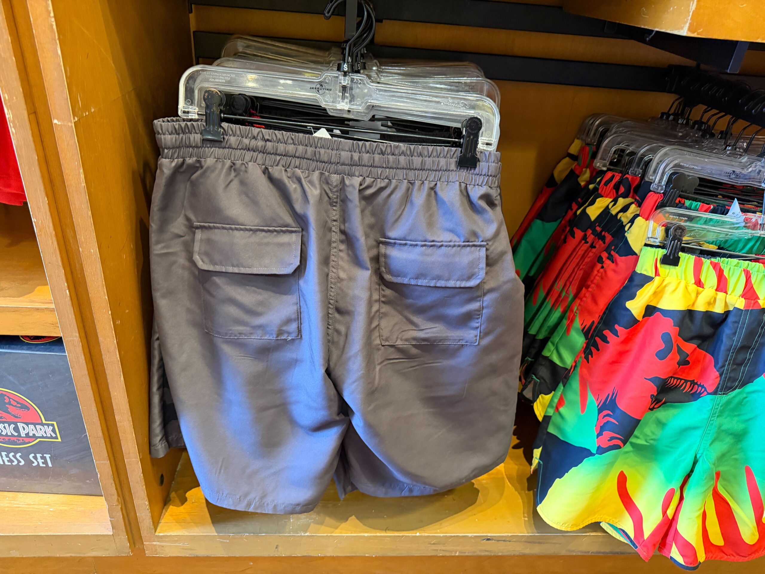 Jurassic Park youth swim trunks at Universal's Islands of Adventure