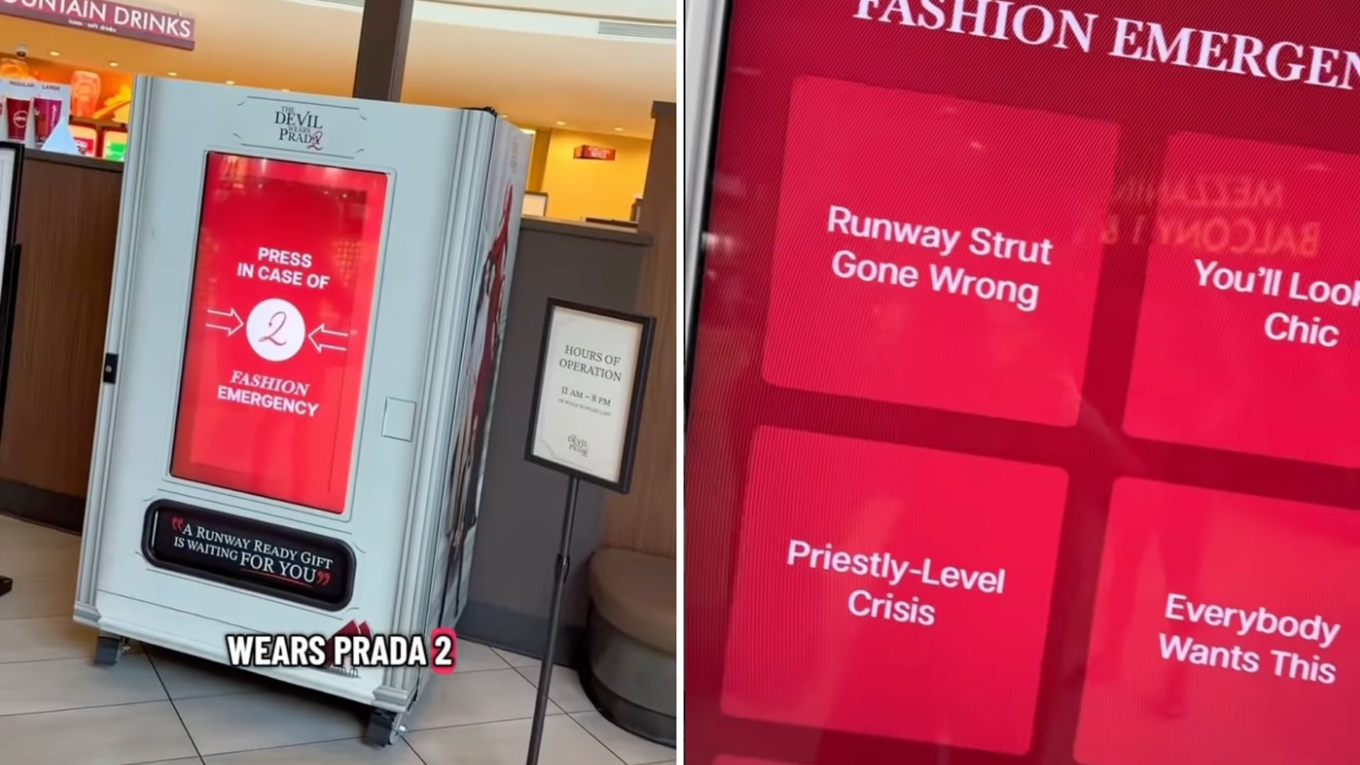 ‘The Devil Wears Prada 2’ Fashion Emergency Vending Machine Opens at Disney Springs