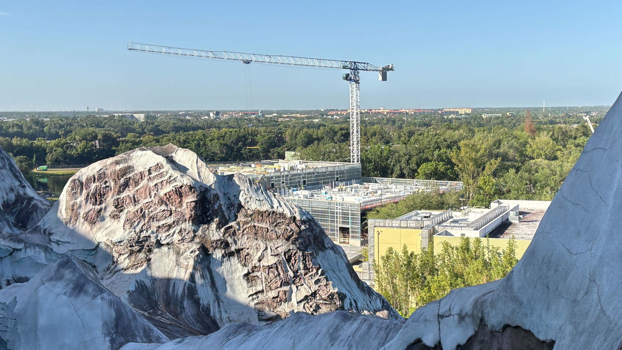 Bird’s Eye View of ‘Encanto’ Ride Construction at Disney’s Animal Kingdom