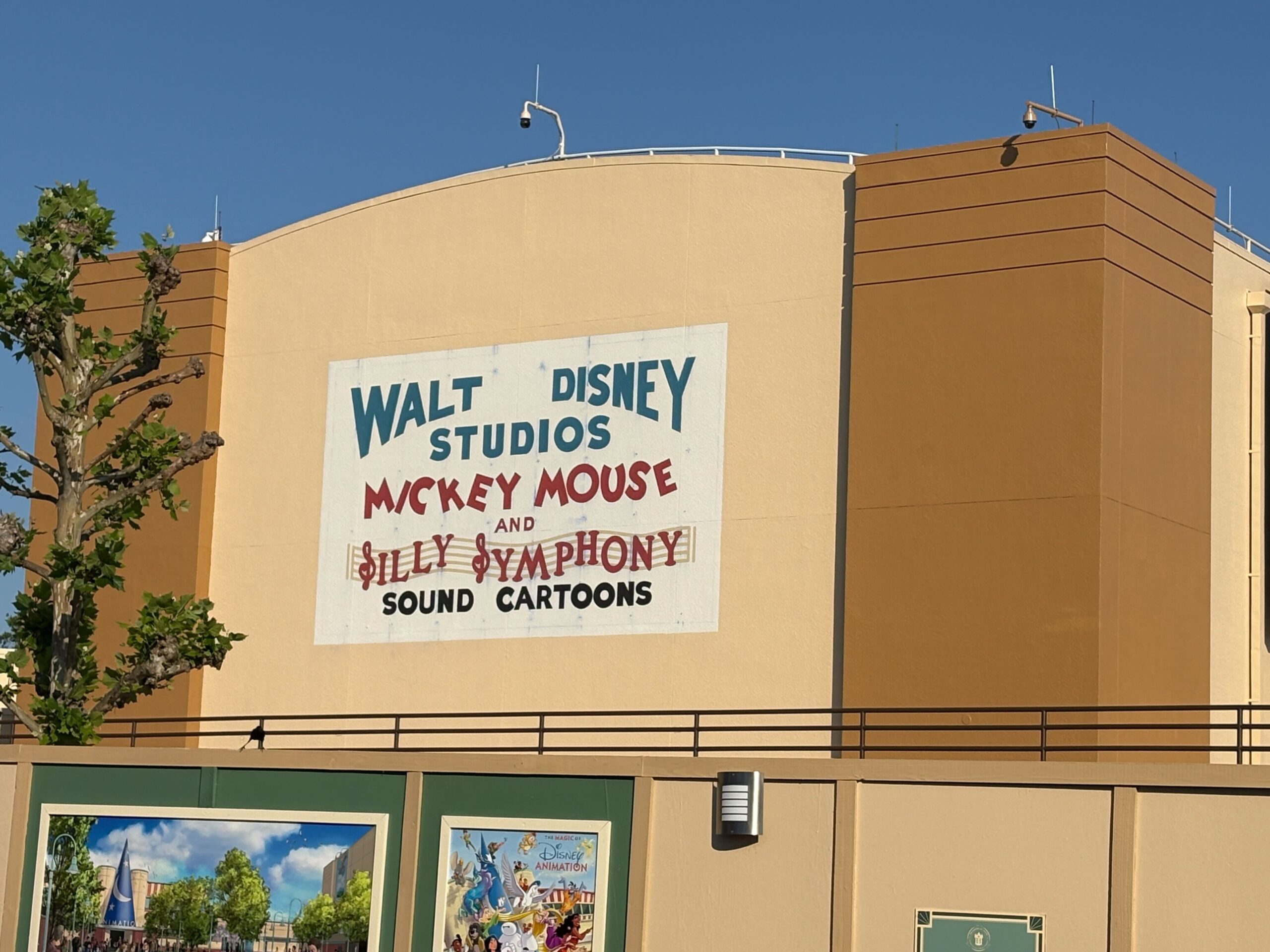 Walt Disney Studios Billboard & Animation Courtyard Stripes Almost