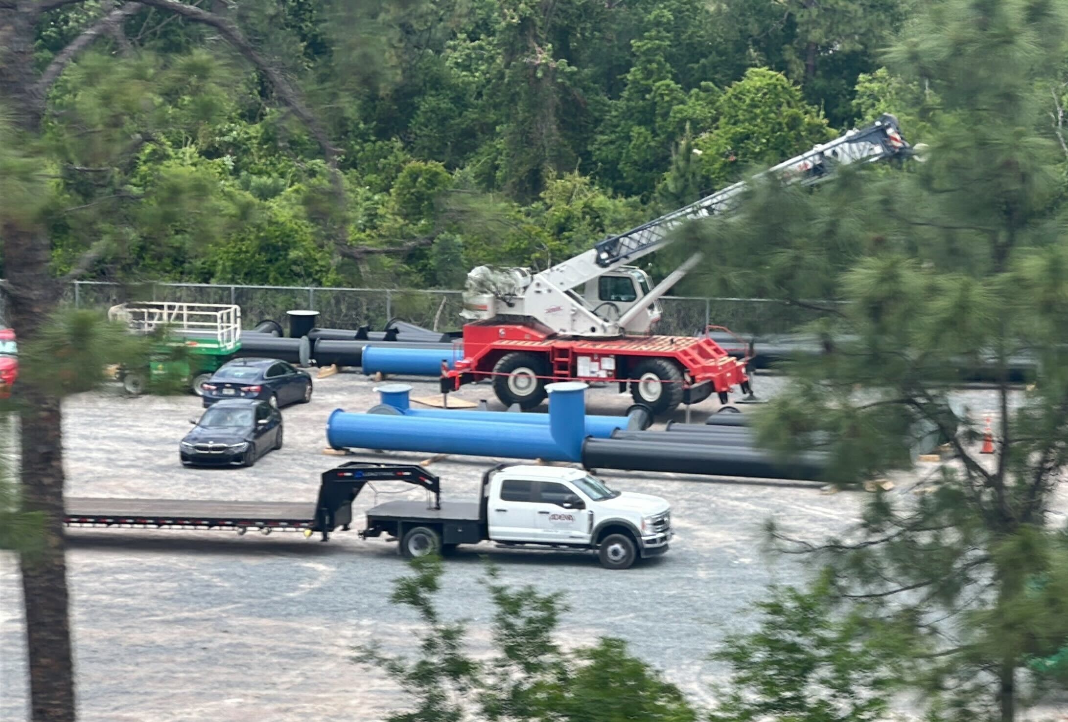 Blue Coaster Supports Spotted for ‘Monsters, Inc.’ Roller Coaster