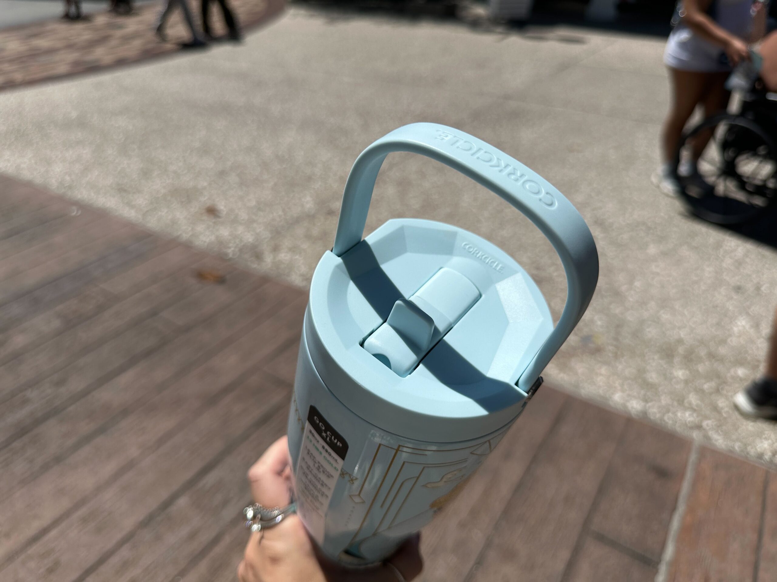 Top of Corkcicle Cinderella Go Cup XL.