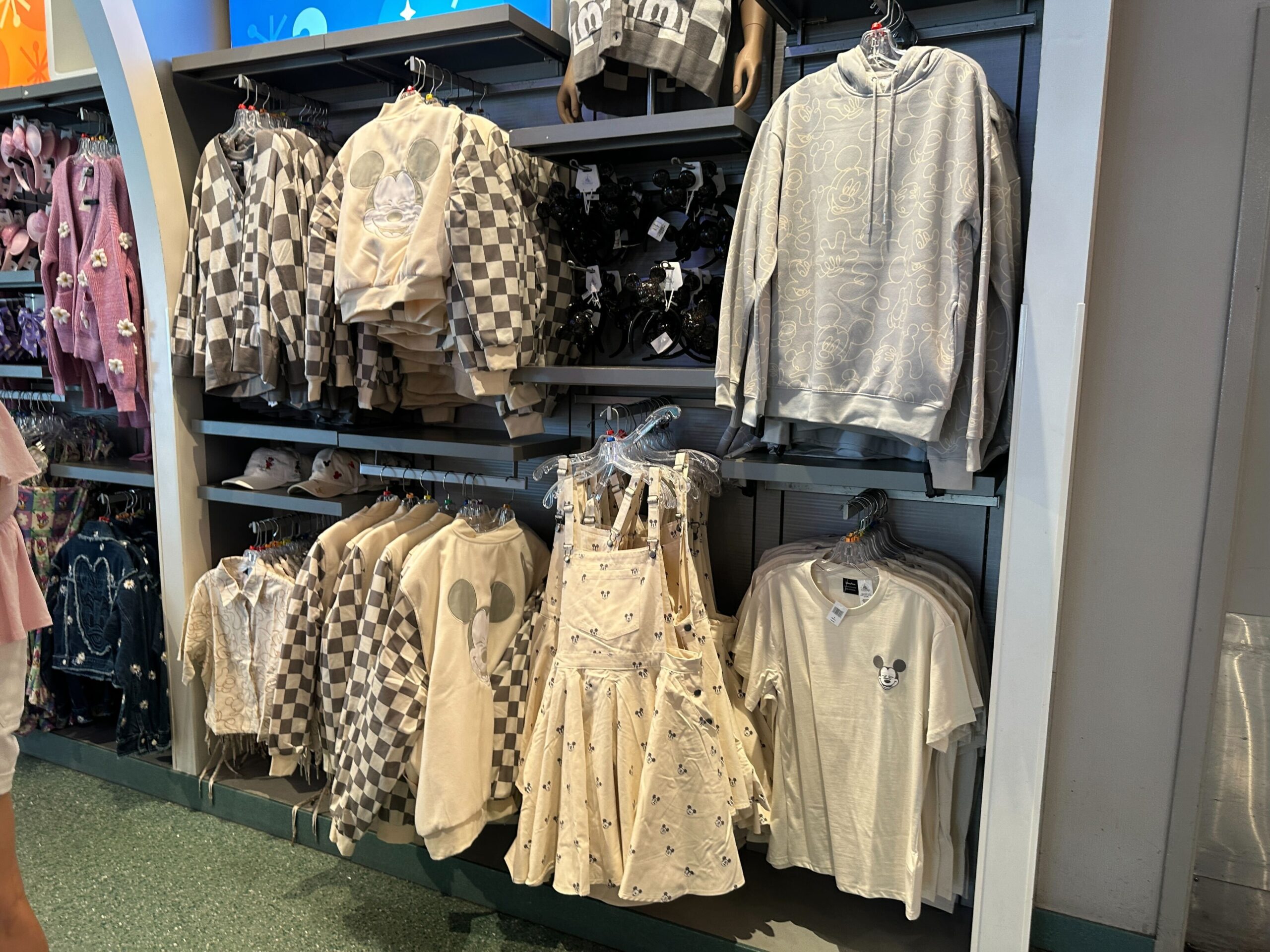 Her/Our Universe has released a new cream apparel collection featuring Mickey Mouse.