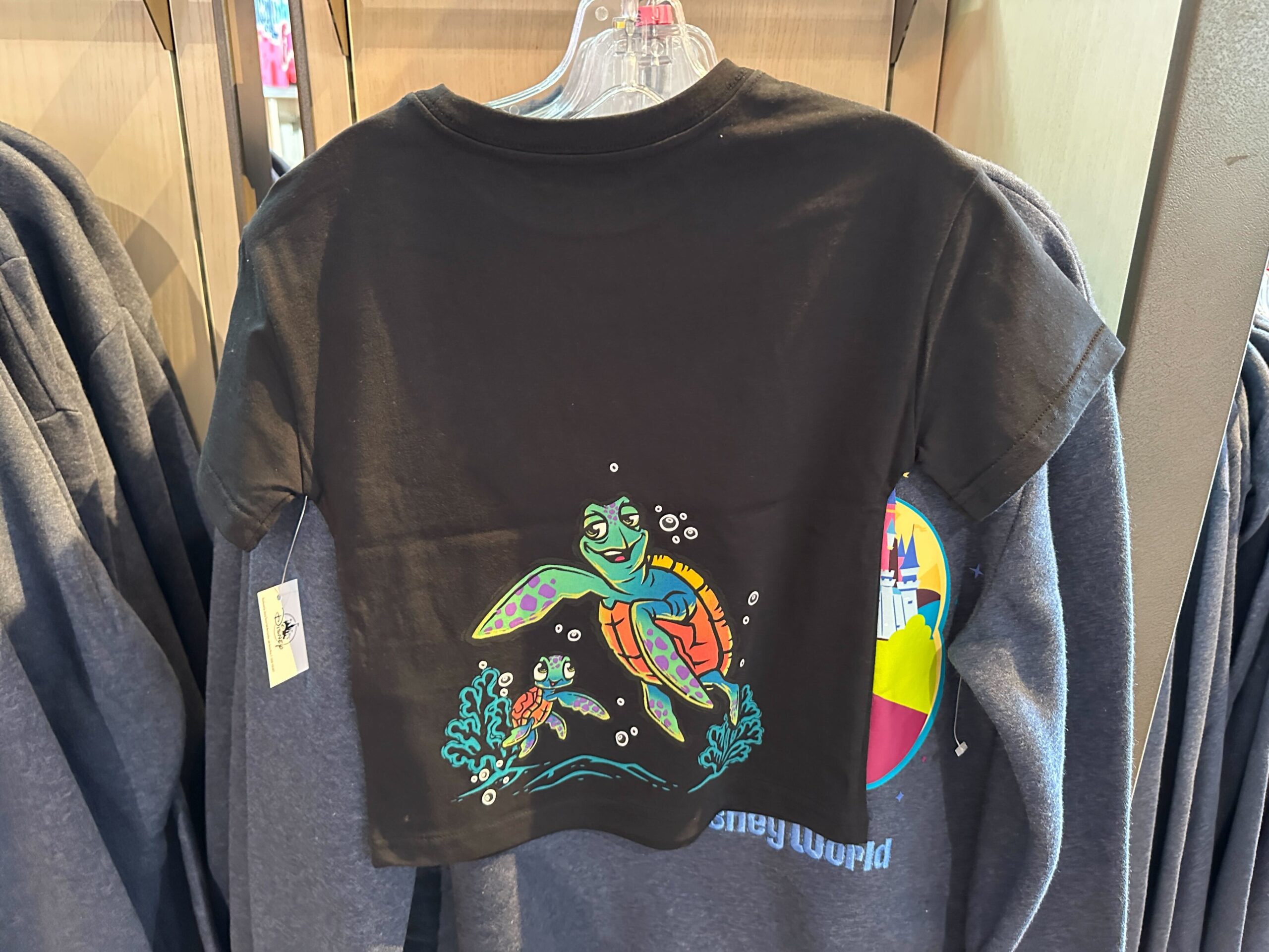 Back of the Finding Nemo youth t-shirt.