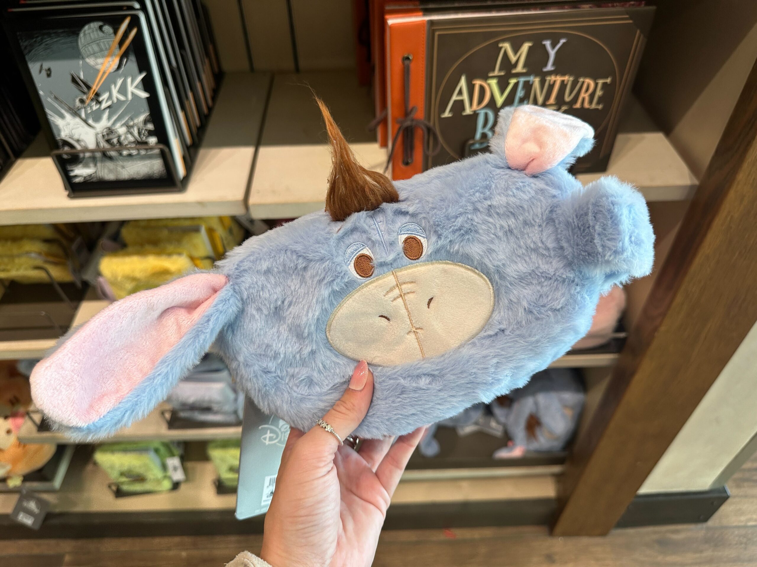 Front of Eeyore Zip Pouch.