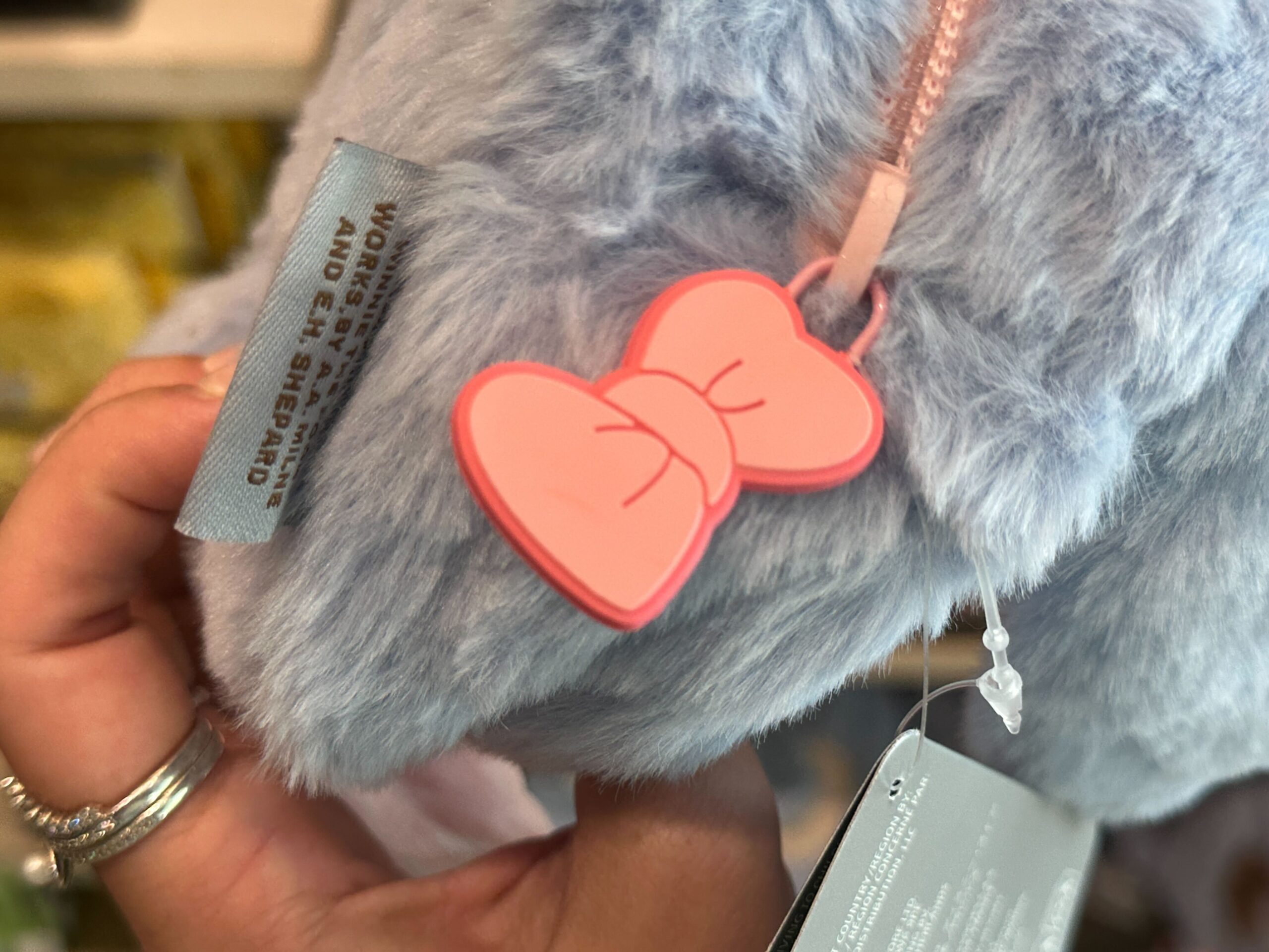Zipper pull of Eeyore Zip Pouch.