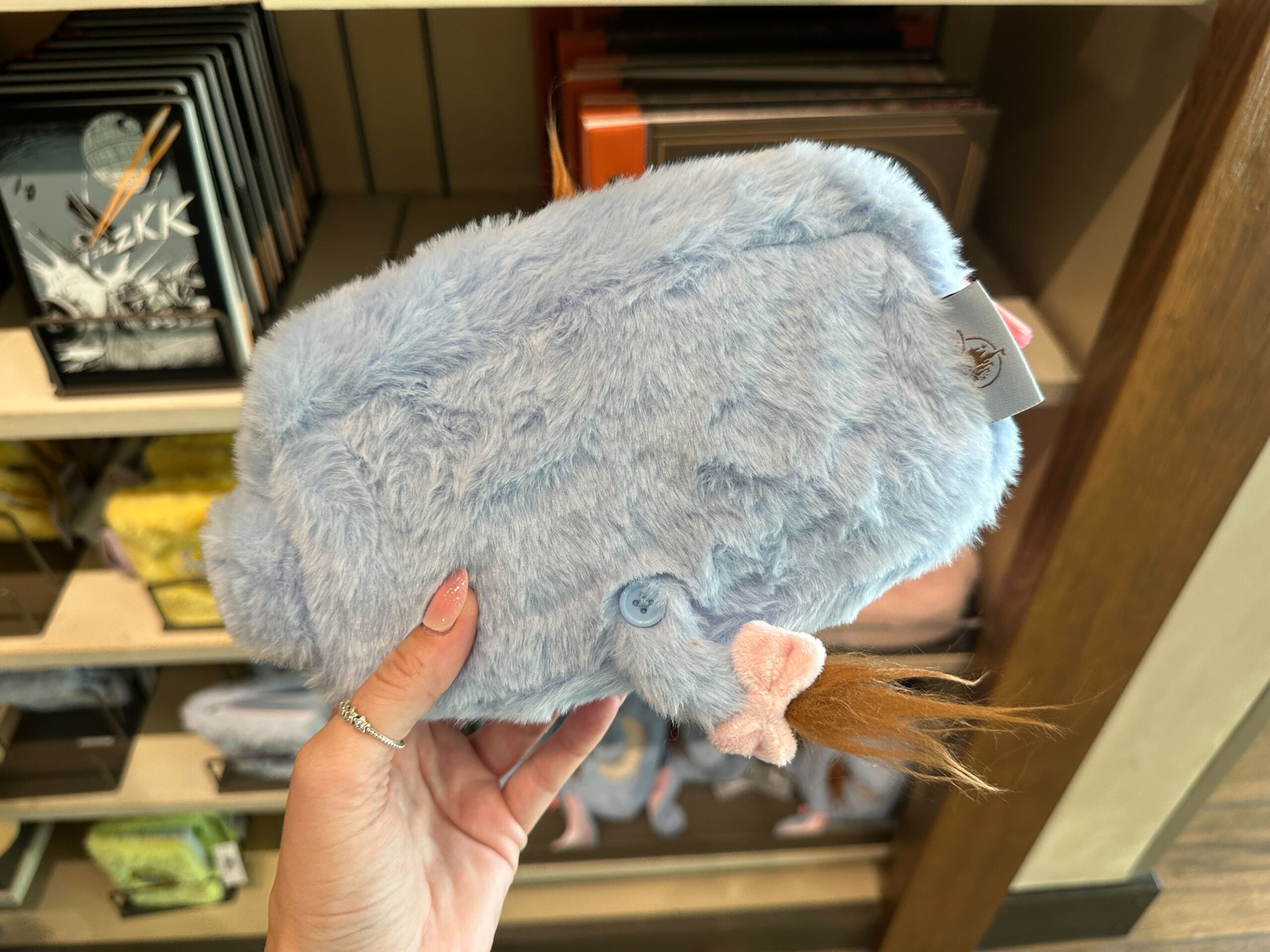 Back of Eeyore Zip Pouch.