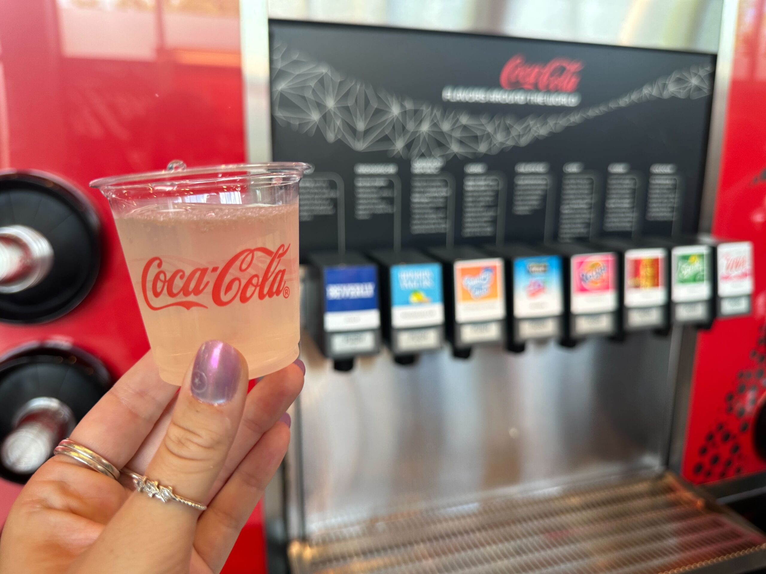 Branded Coca-Cola Cups & Soda Flavors Return to Club Cool in EPCOT