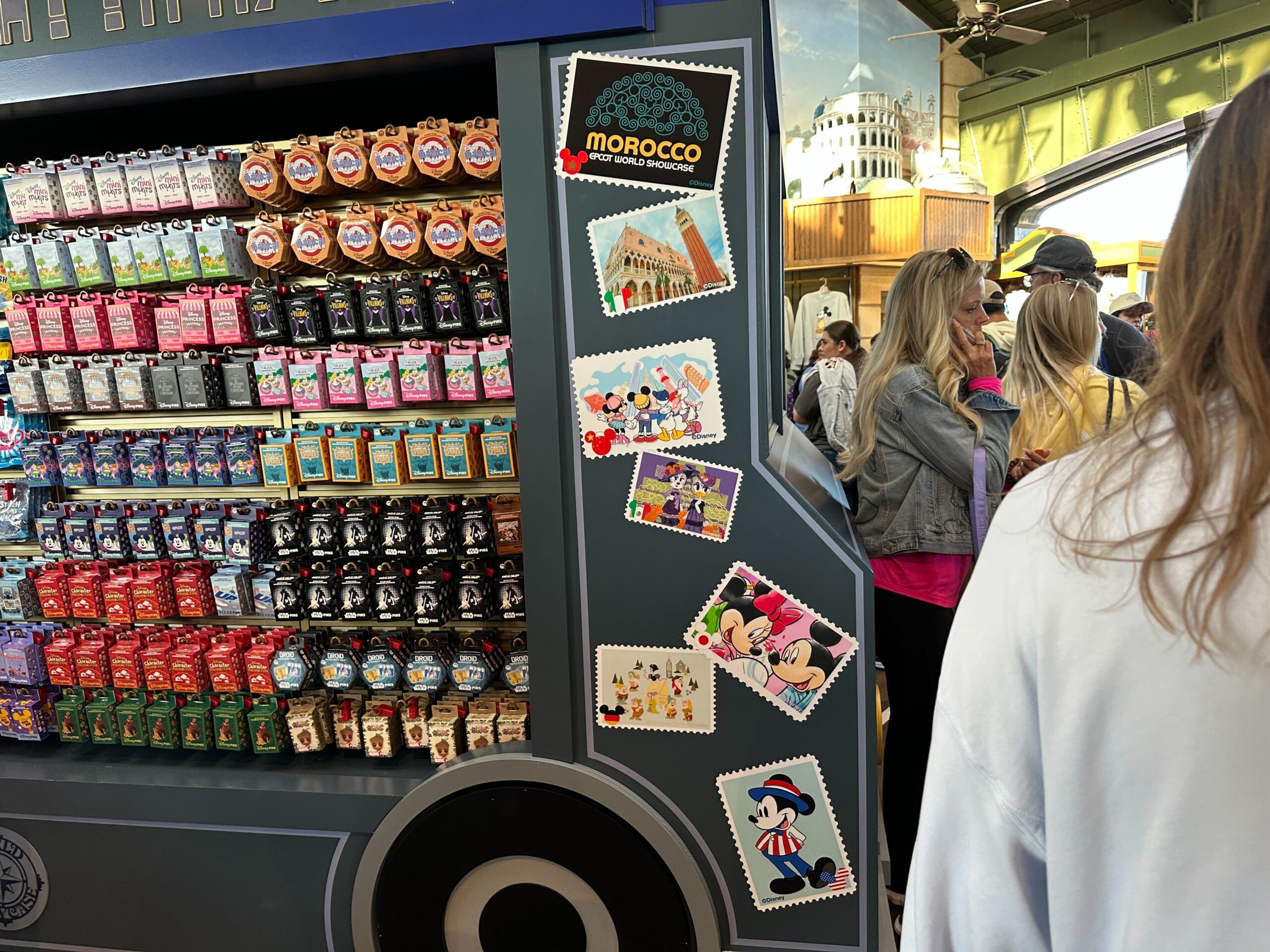 New EPCOT Merchandise Display Inspired by Old World Showcase Buses