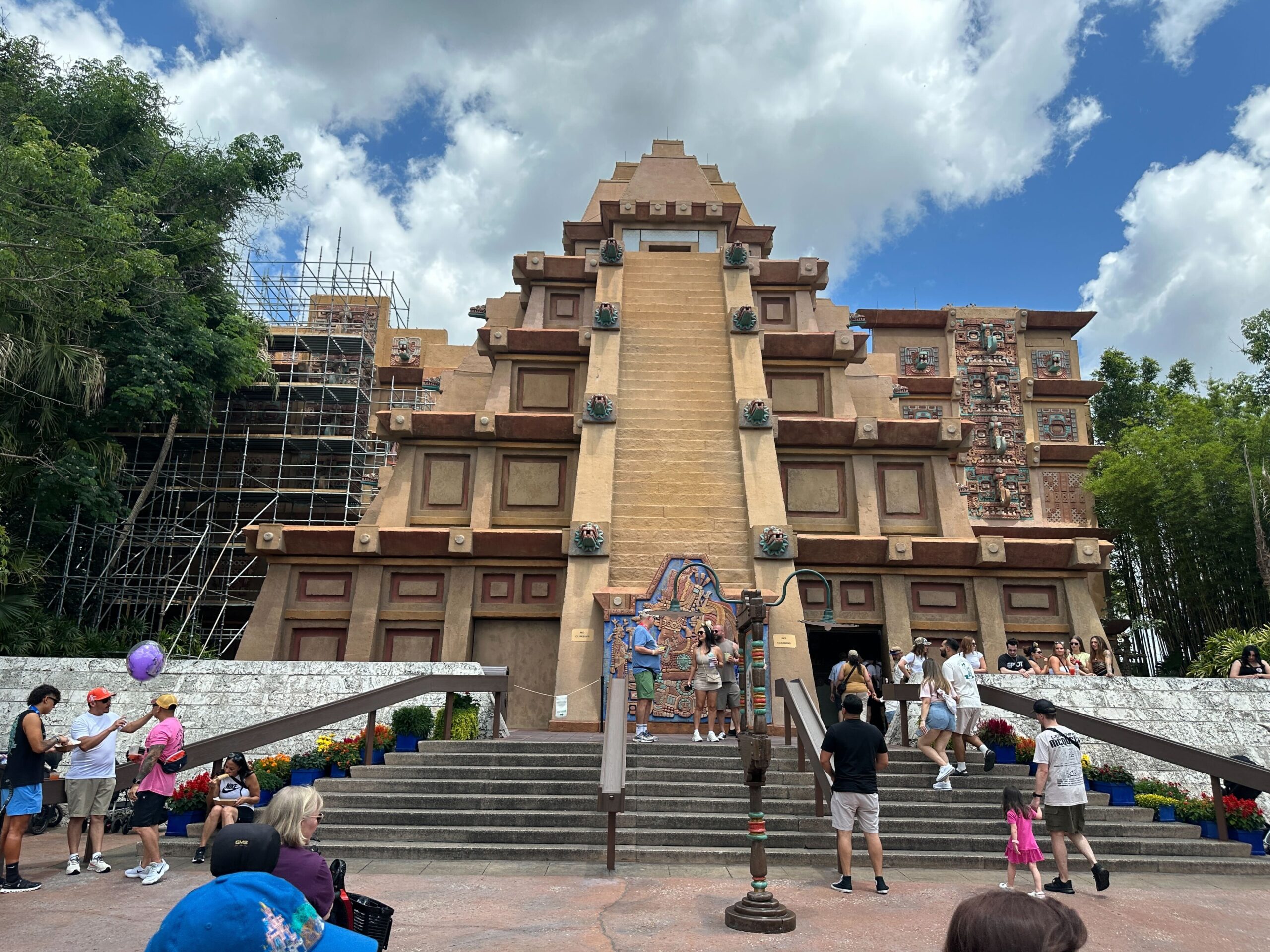 Another Mexico Pavilion Pyramid Entrance Blocked, Creating Guest Flow Issues at EPCOT