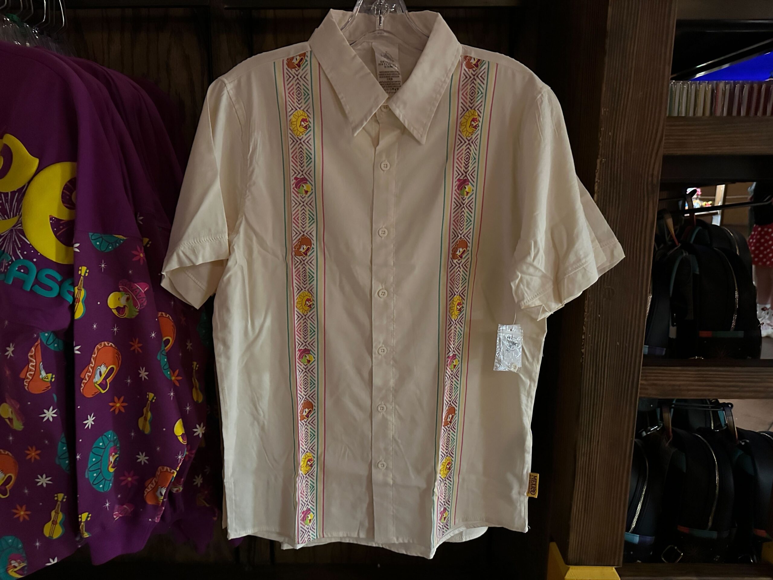 Front of Collared Shirt.