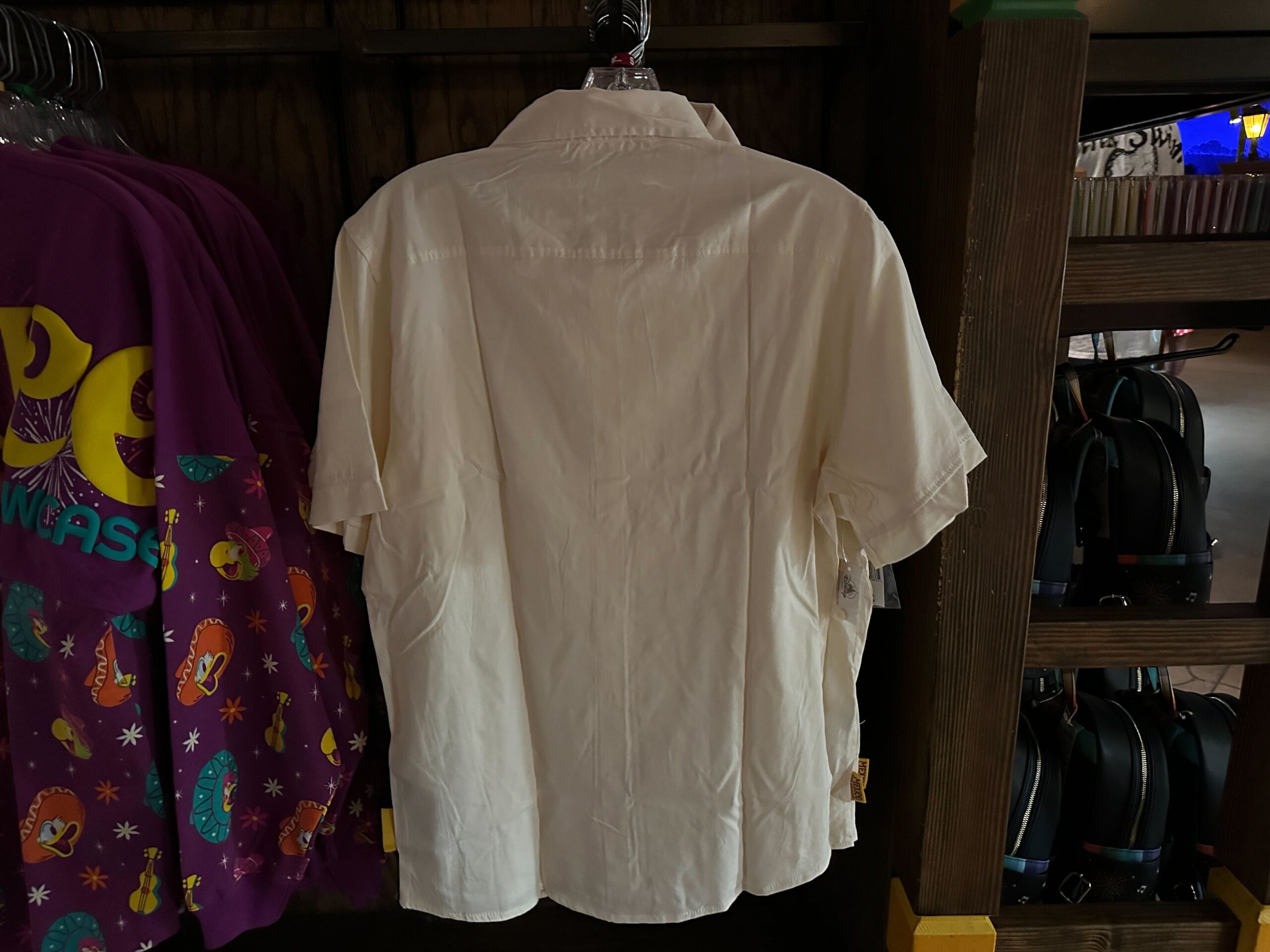 Back of Collared Shirt.