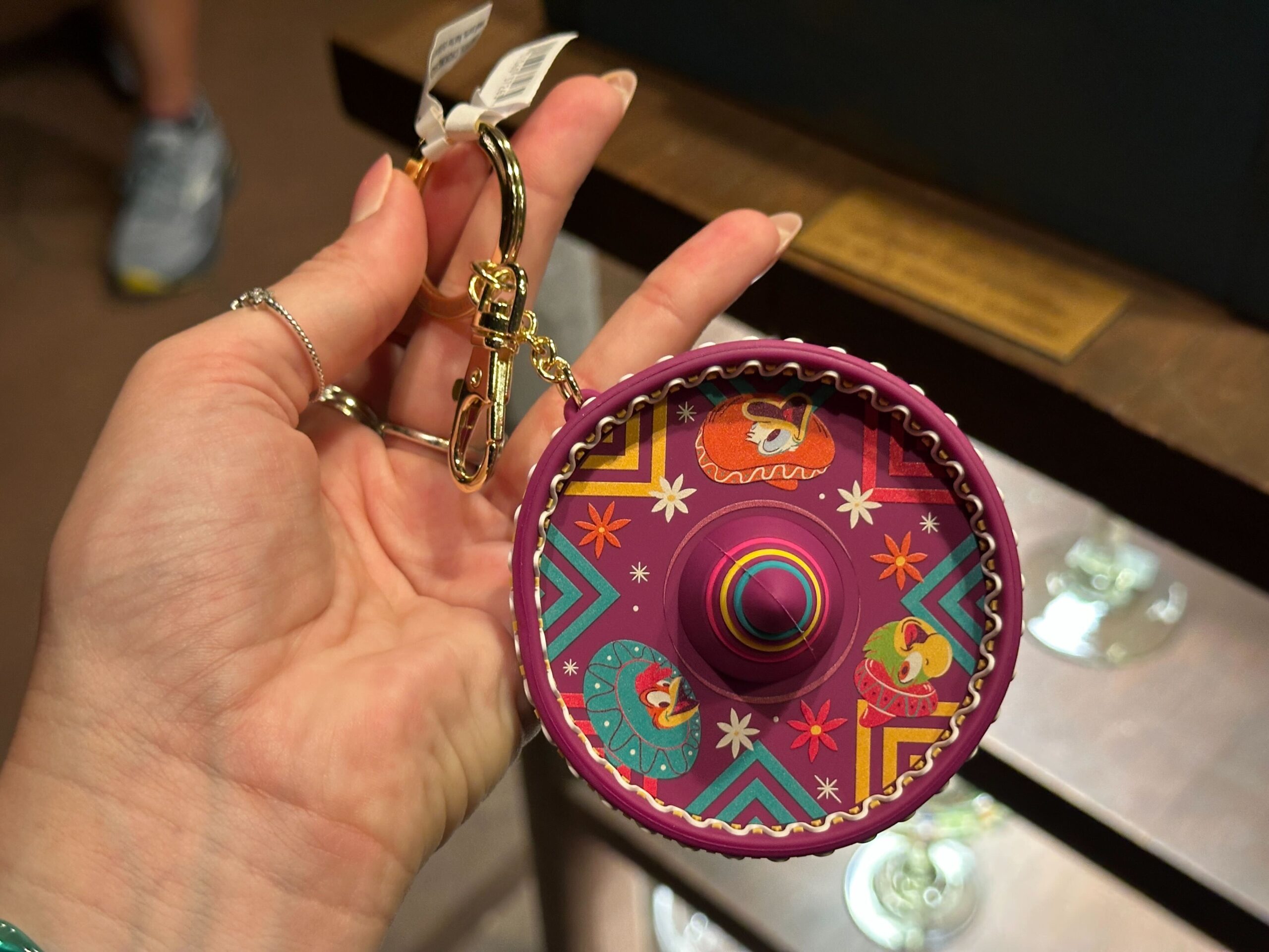 Top of Sombrero Keychain.