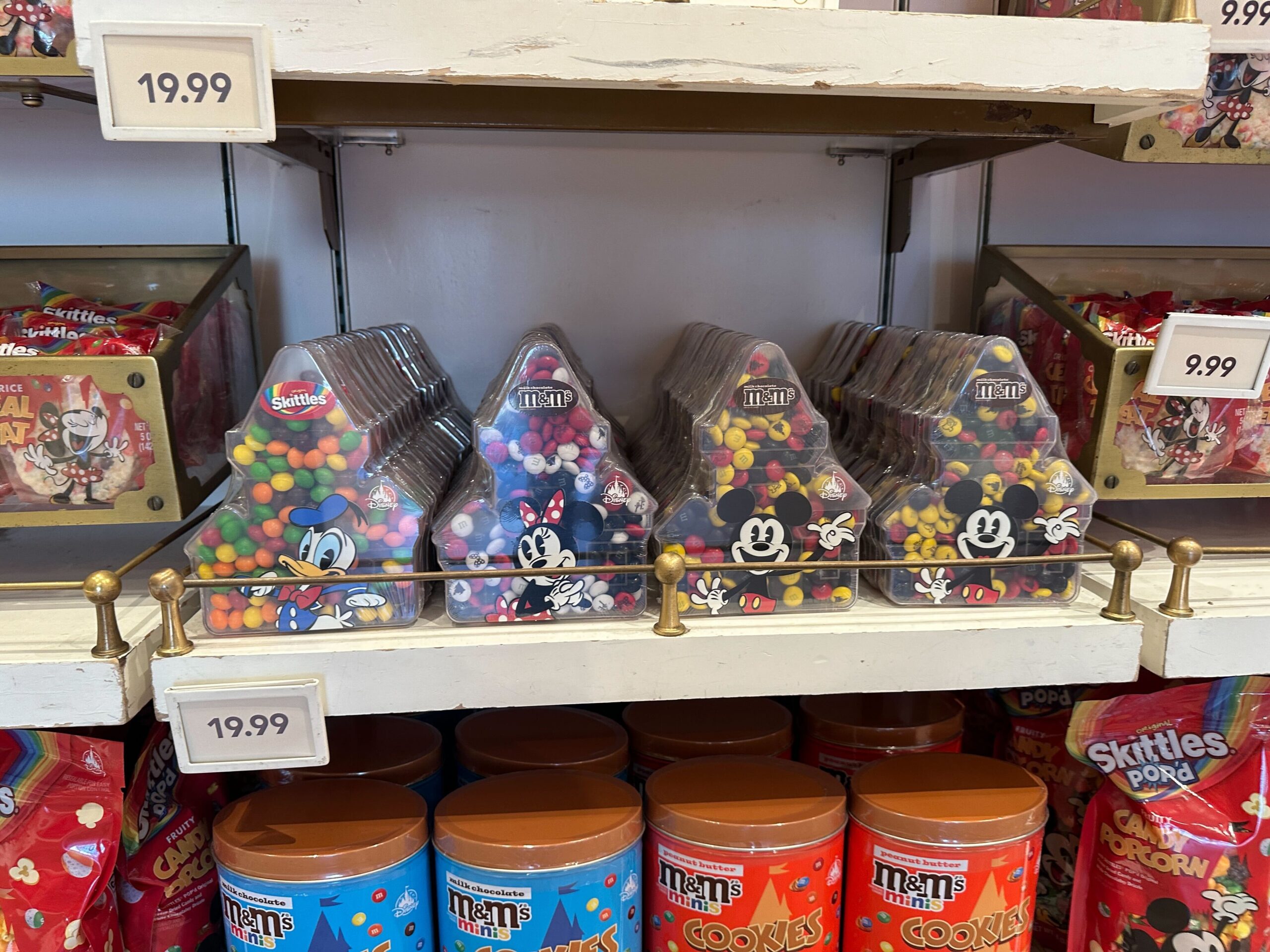 M&M’s & Skittles Candies Available in Castle-Shaped Travel Containers at Disney World