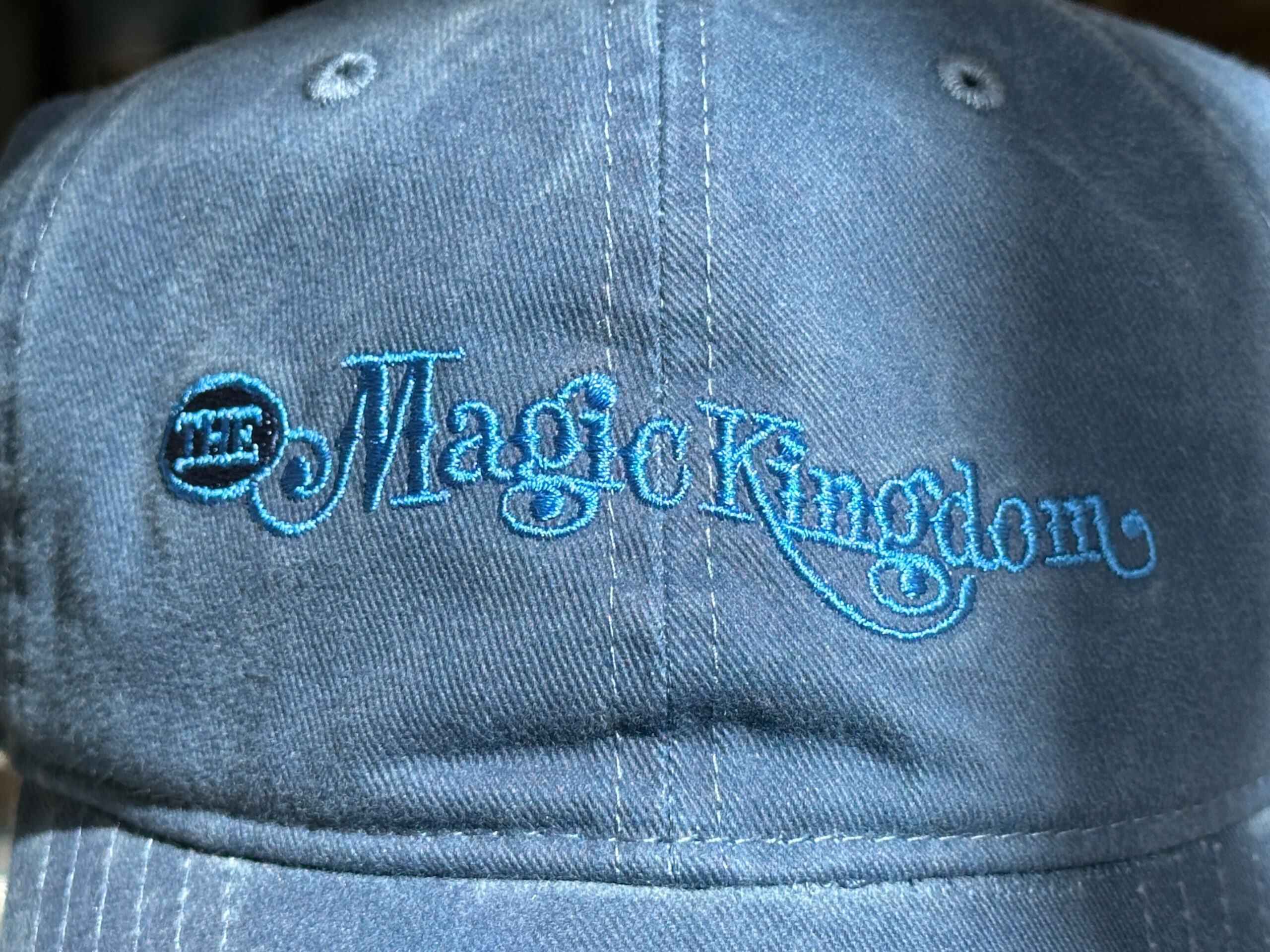 Close-up of front of Magic Kingdom Hat.