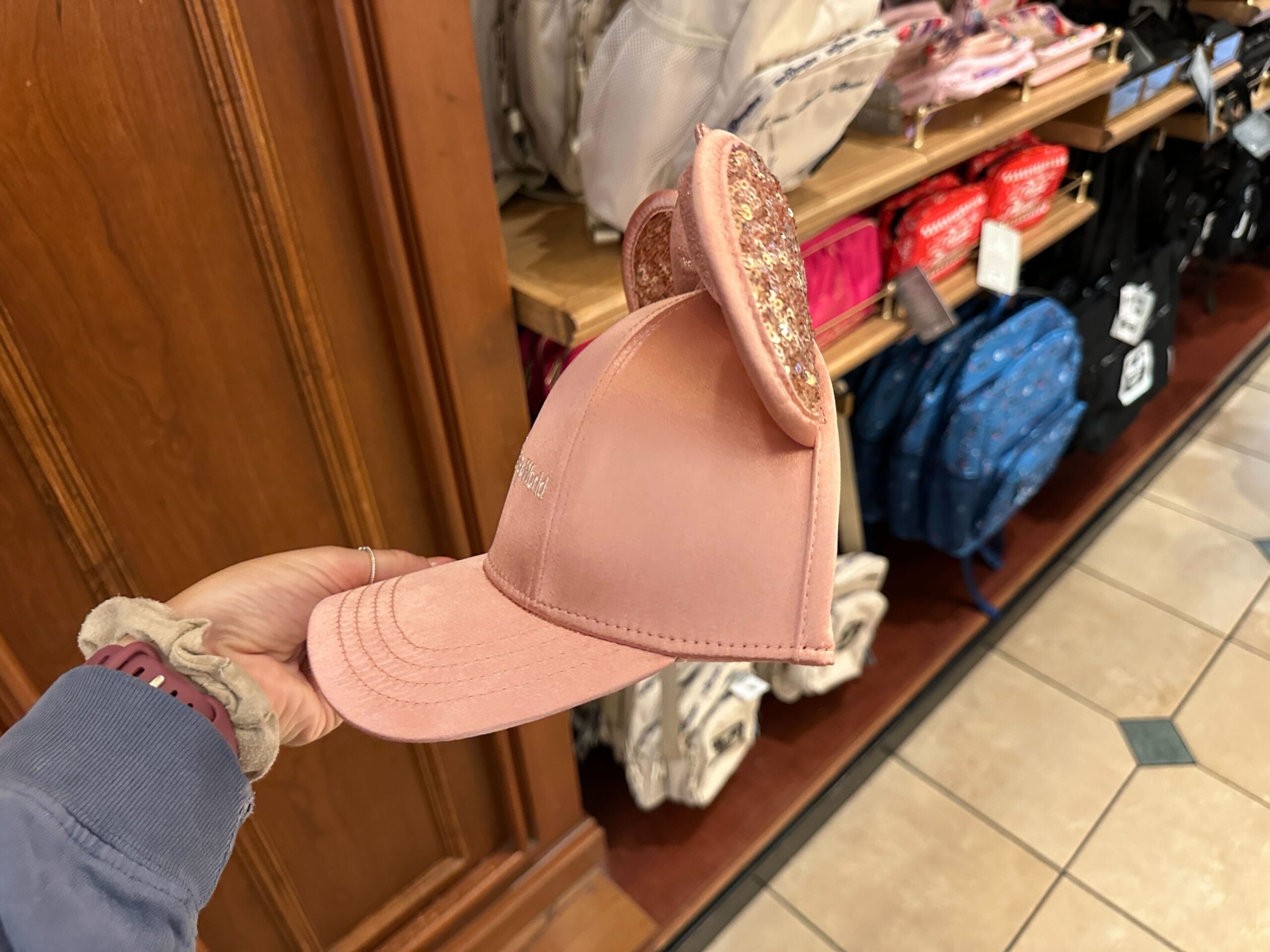 Side of Walt Disney World Ear Hat.
