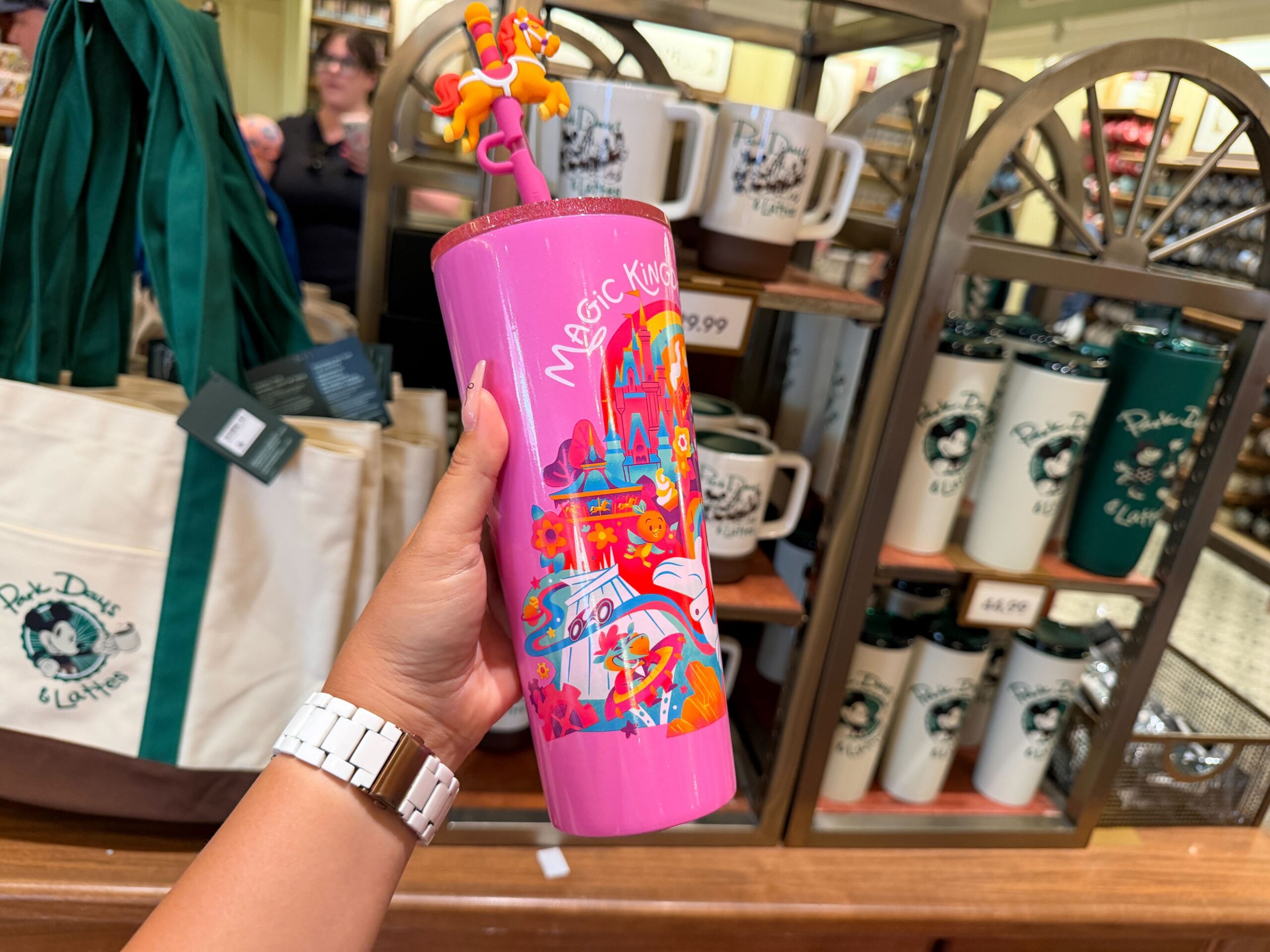 New Walt Disney World Stainless Steel Starbucks Tumblers With