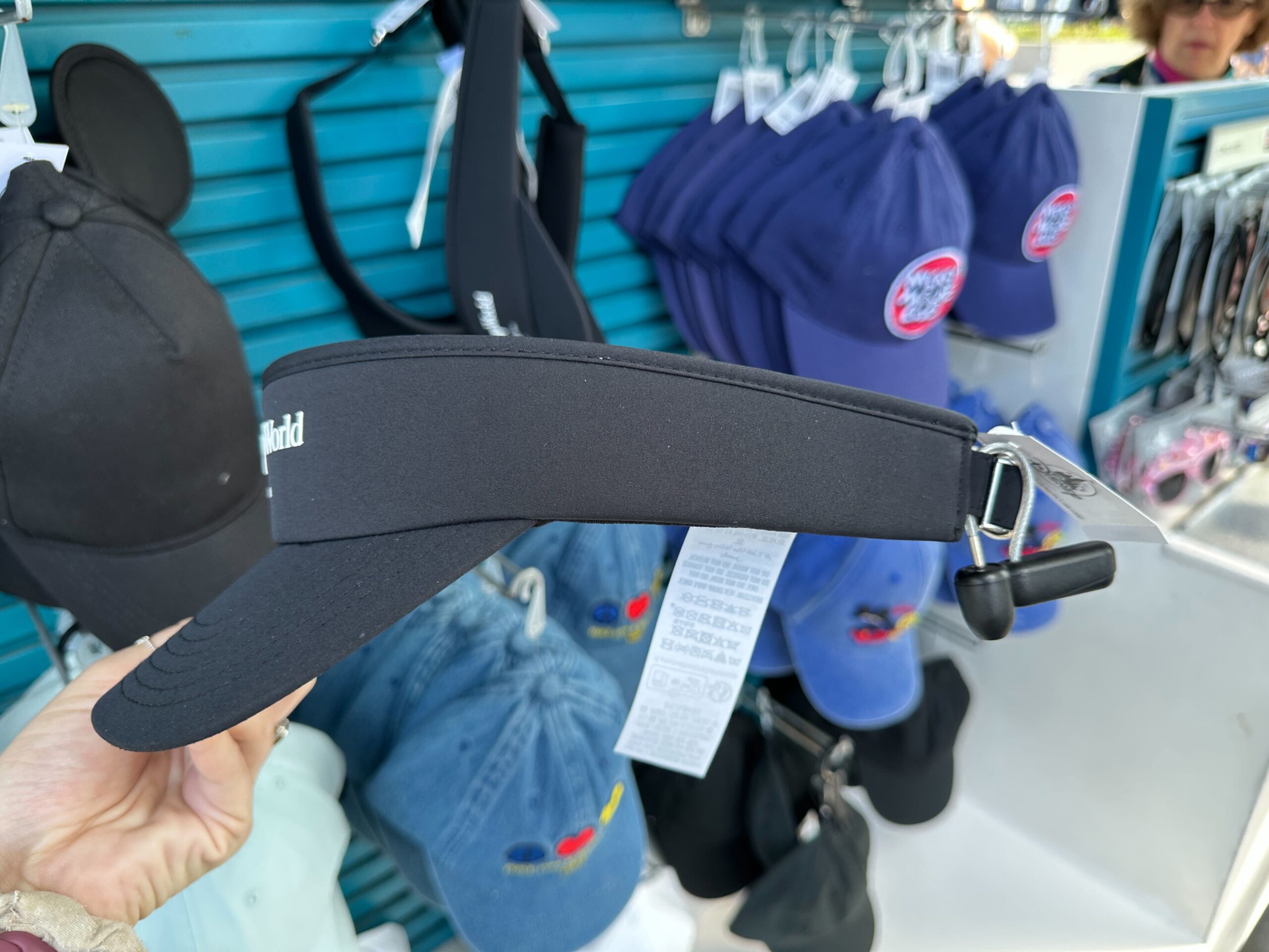 Side of Walt Disney World Visor.