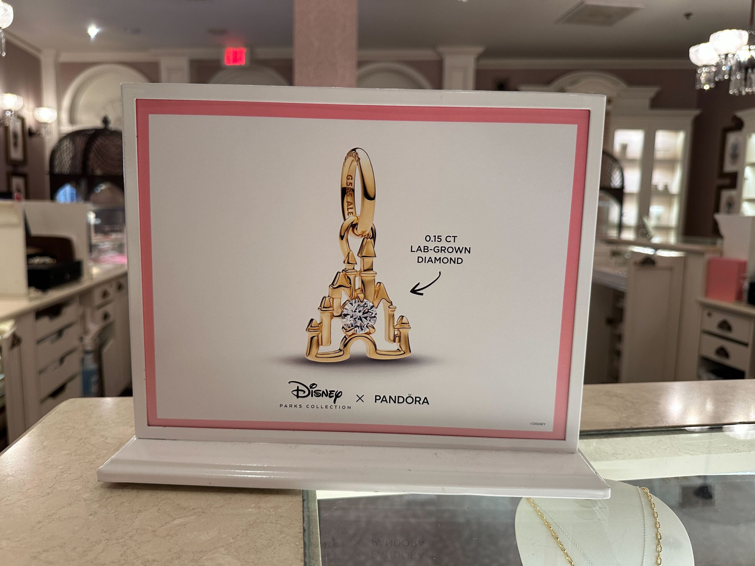 Pandora Releases Disney Park Exclusive Lab-Grown Diamond Charm
