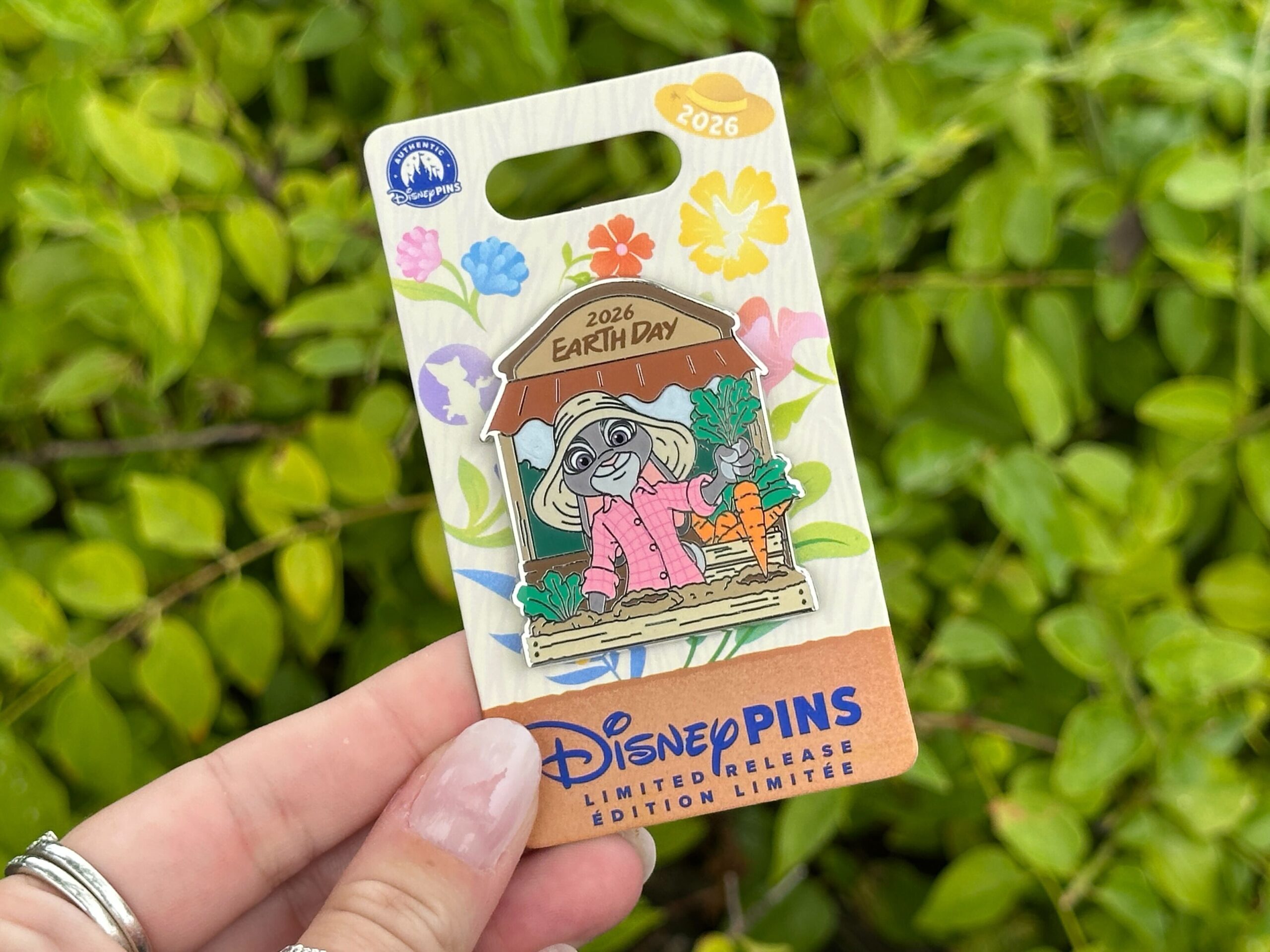 Zootopia Earth Day 2026 pin