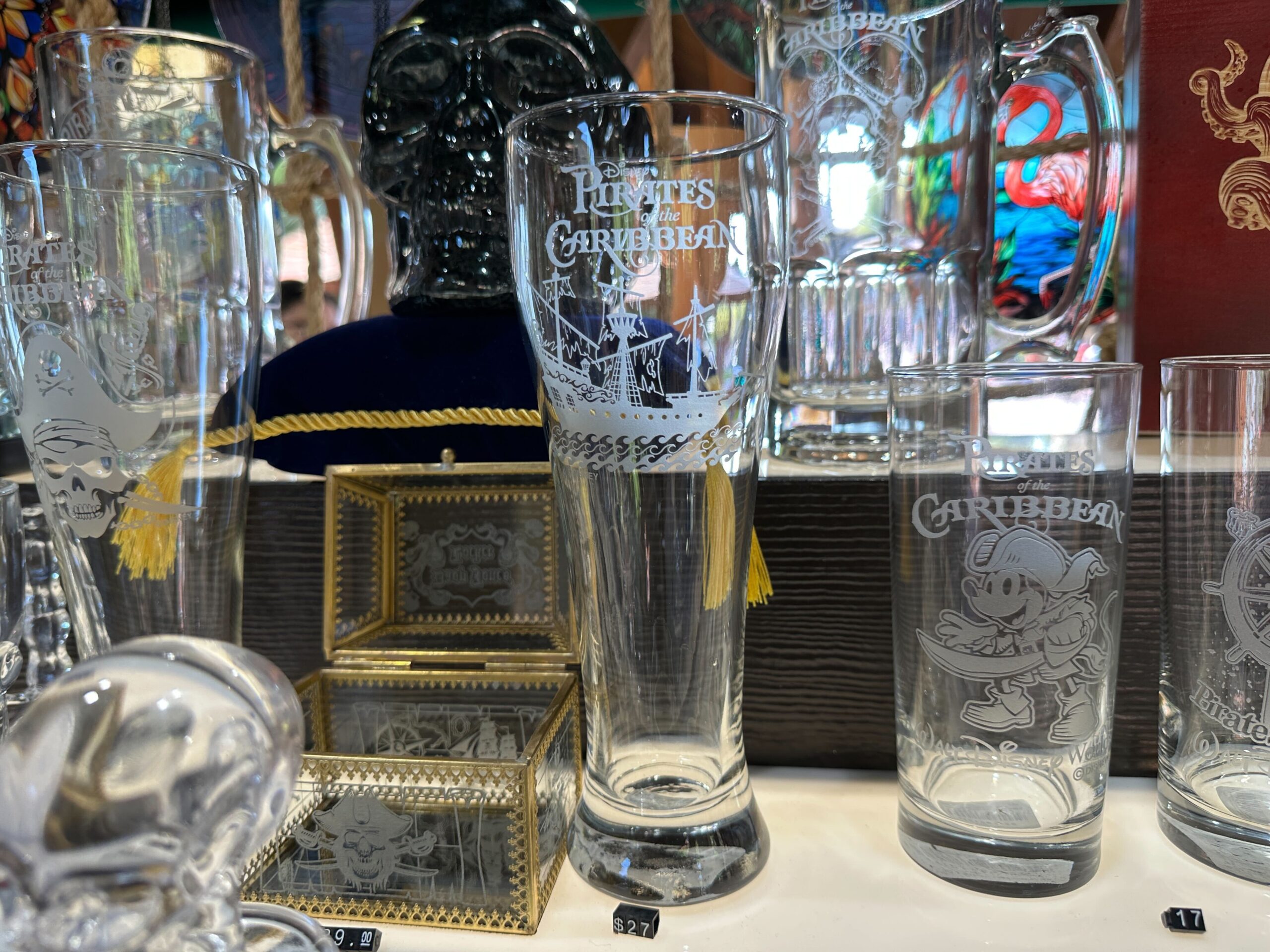 Cheers With Pirates of the Caribbean Glassware by Arribas Brothers