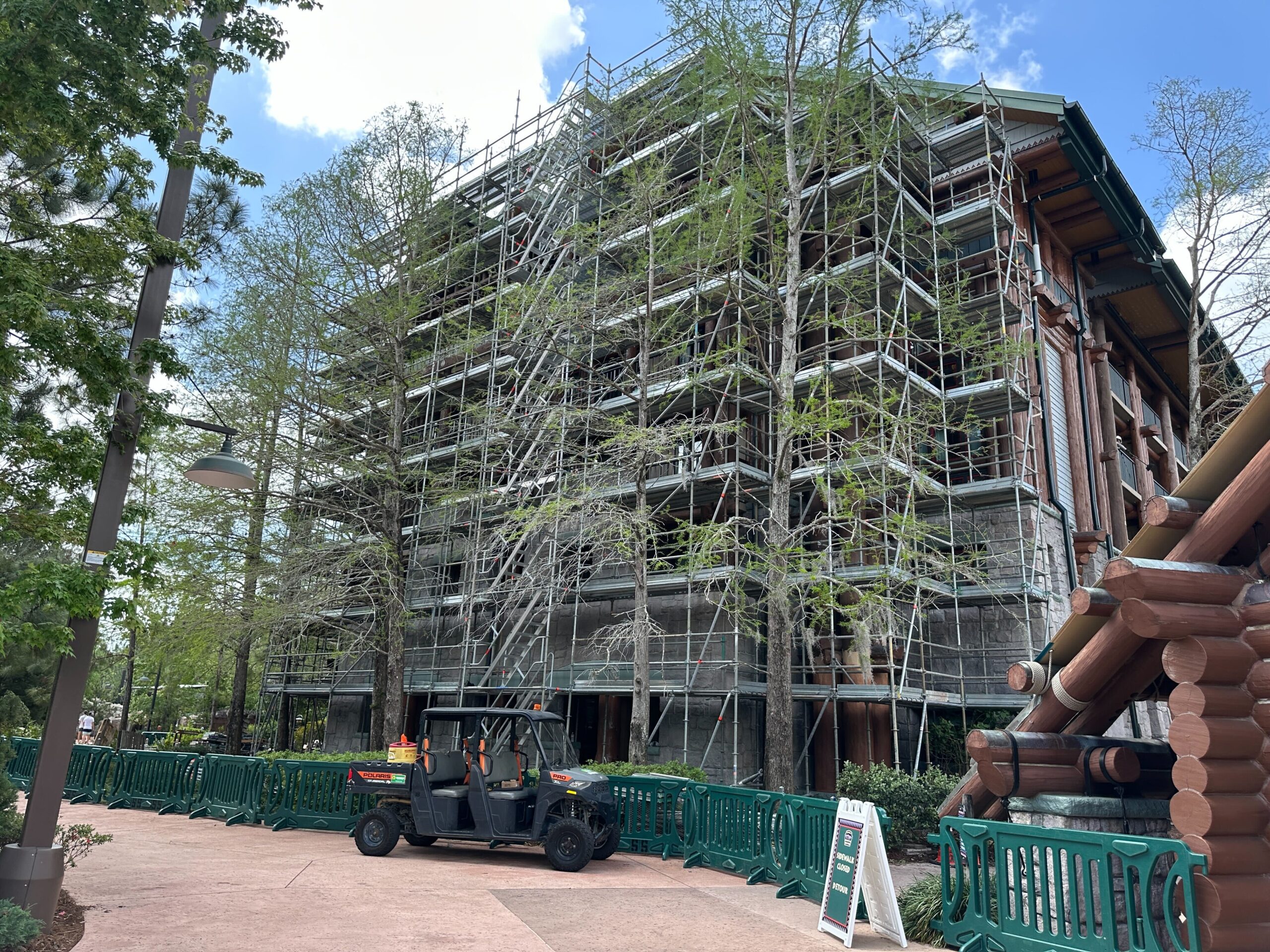 Disney’s Wilderness Lodge Painting Moves to South Wing