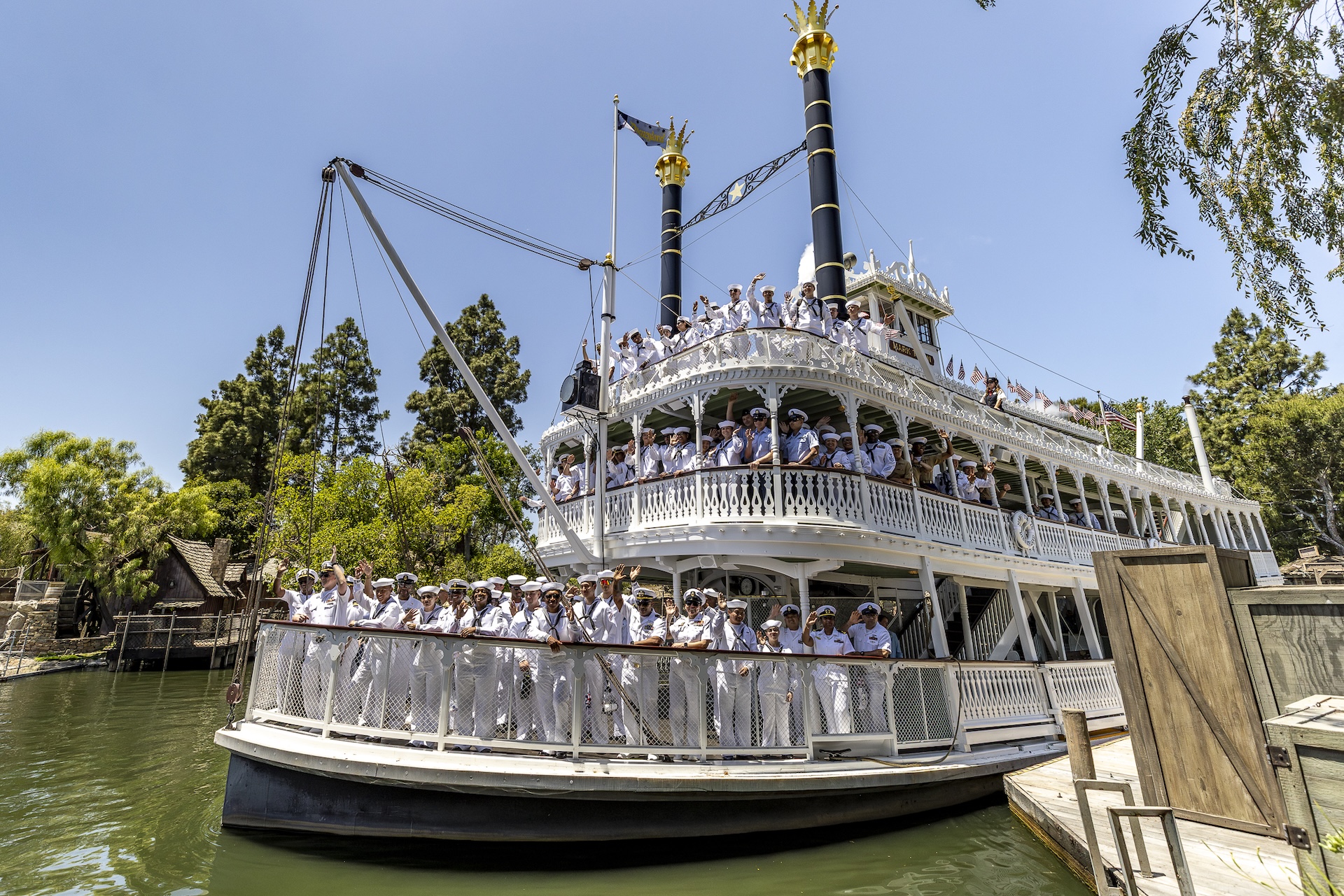 Sailors, Marines, and Coast Guardsmen Visit Disneyland for LA Fleet Week
