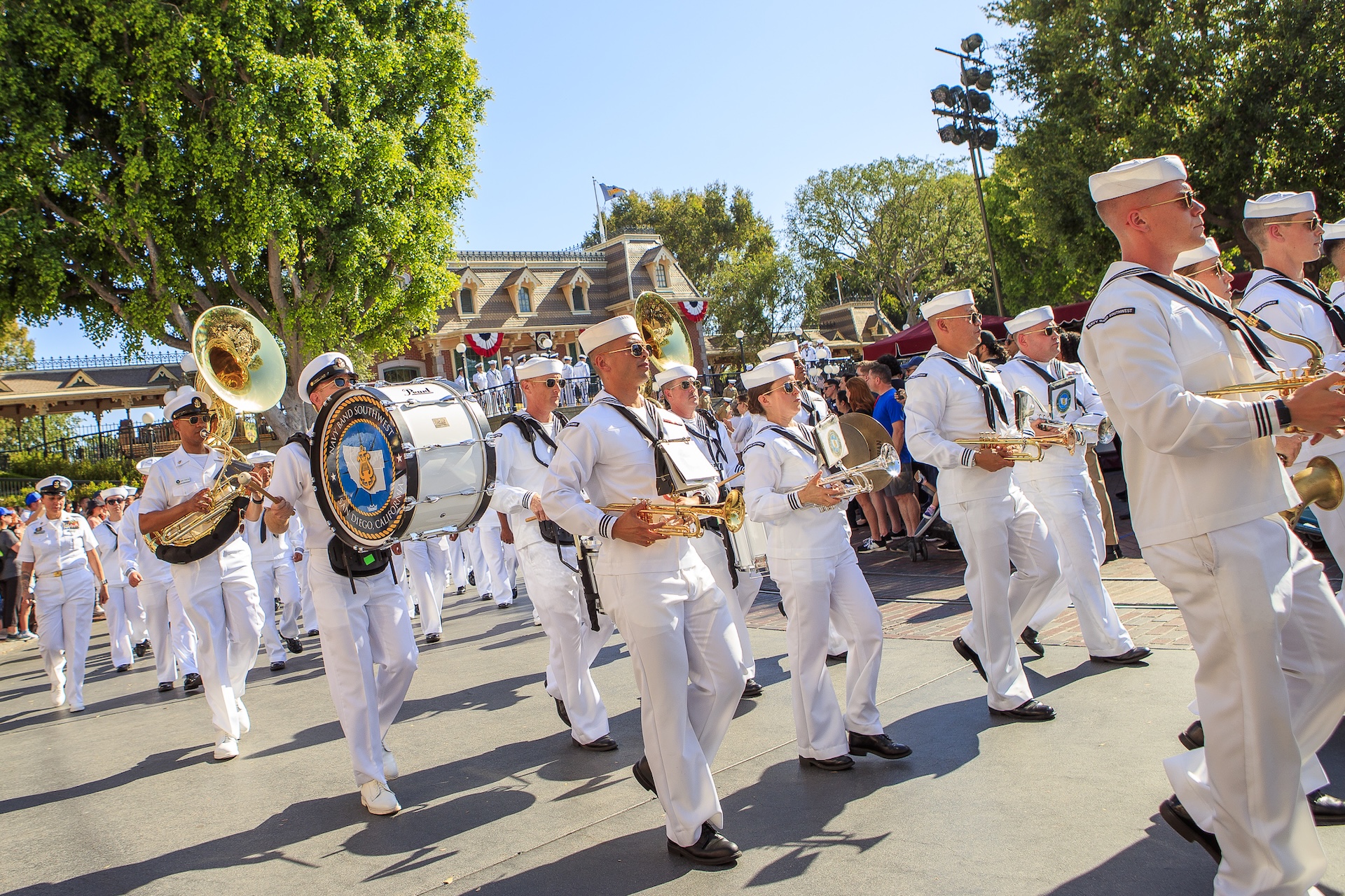 Sailors, Marines, and Coast Guardsmen Visit Disneyland for LA Fleet Week