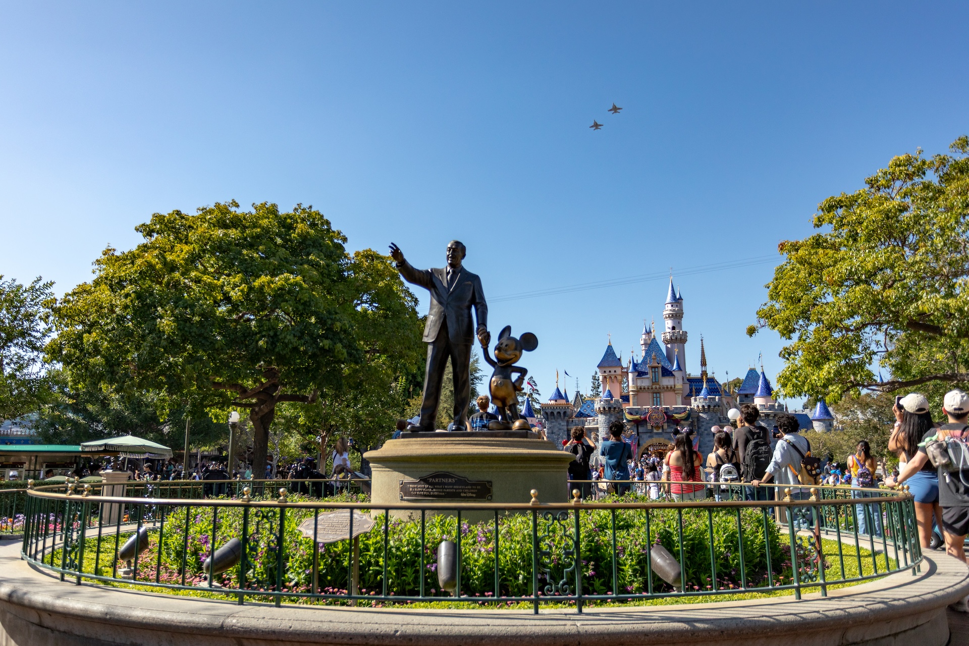 Sailors, Marines, and Coast Guardsmen Visit Disneyland for LA Fleet Week
