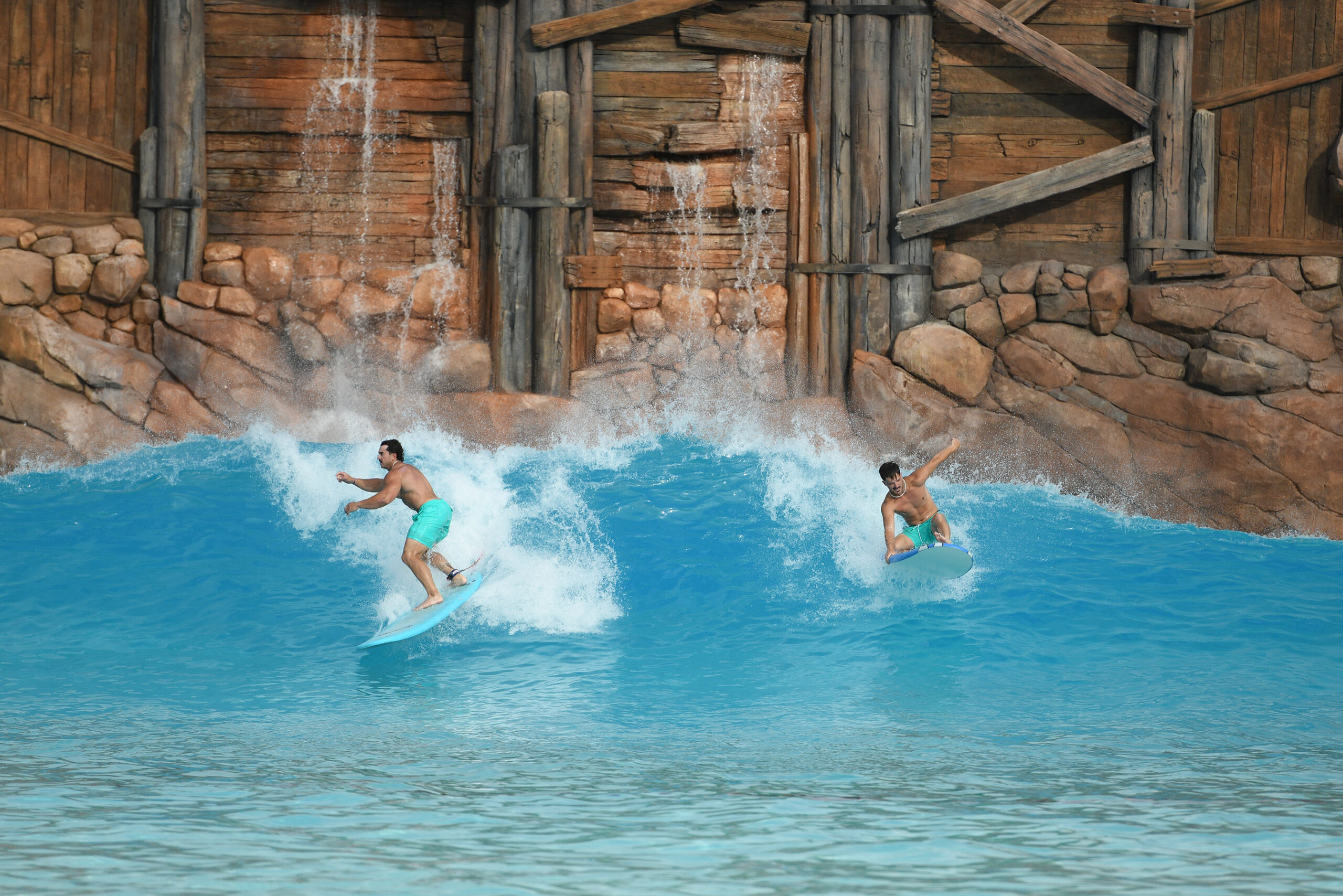 Meanwhile, the Loco Beach Coconuts enjoyed a water park adventure that included riding the waves at the wave pool and zooming on the Crush 'n' Gusher.