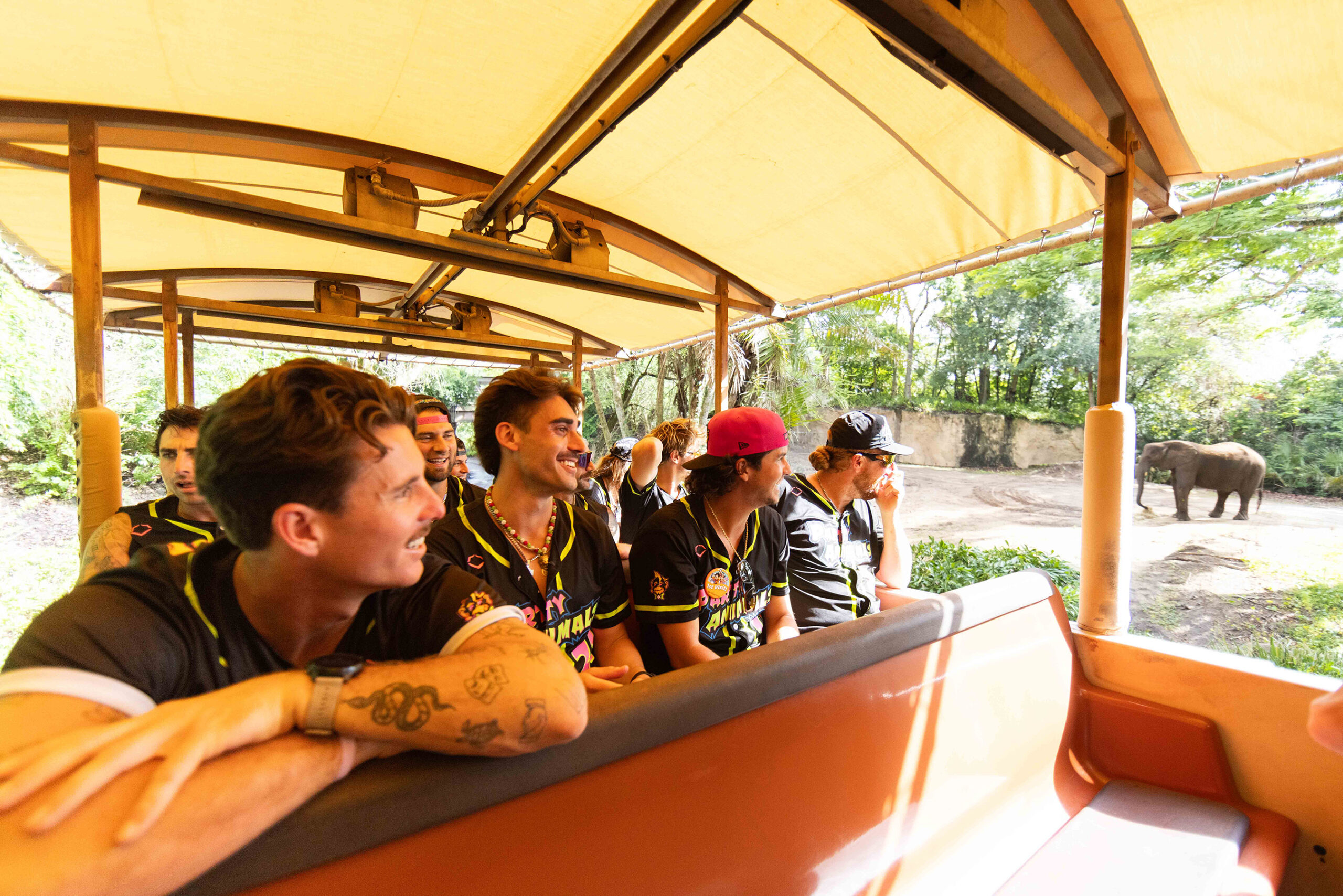 The Party Animals braved the Kali River Rapids, visited the Yeti at Expedition Everest, went on a wild safari, and so much more.