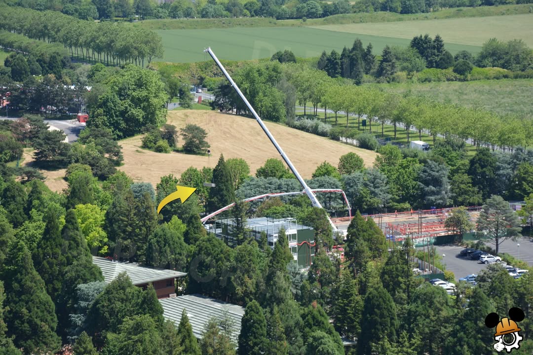 Several Disneyland Paris hotels are currently wrapped in construction equipment, tarps, scaffolding, and maintenance crews.