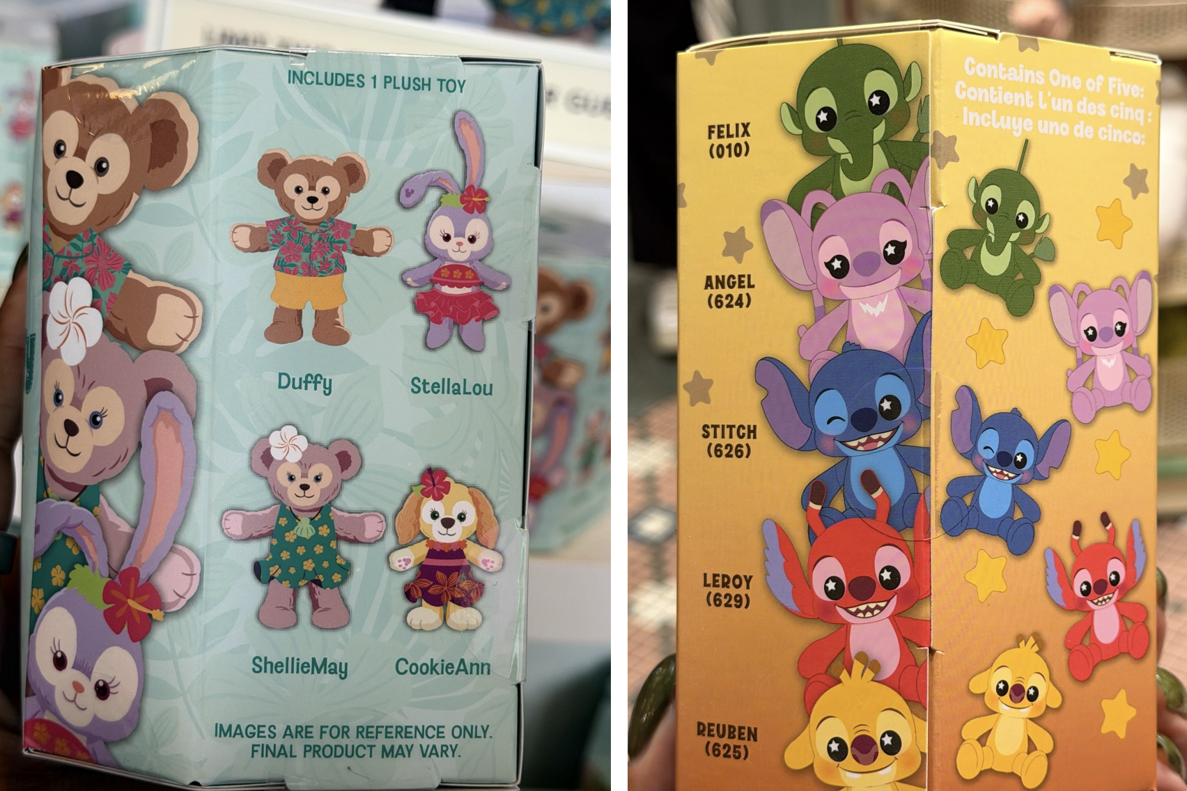 Tropical Duffy and Friends and 'Lilo and Stich' Experiments Wishables ...