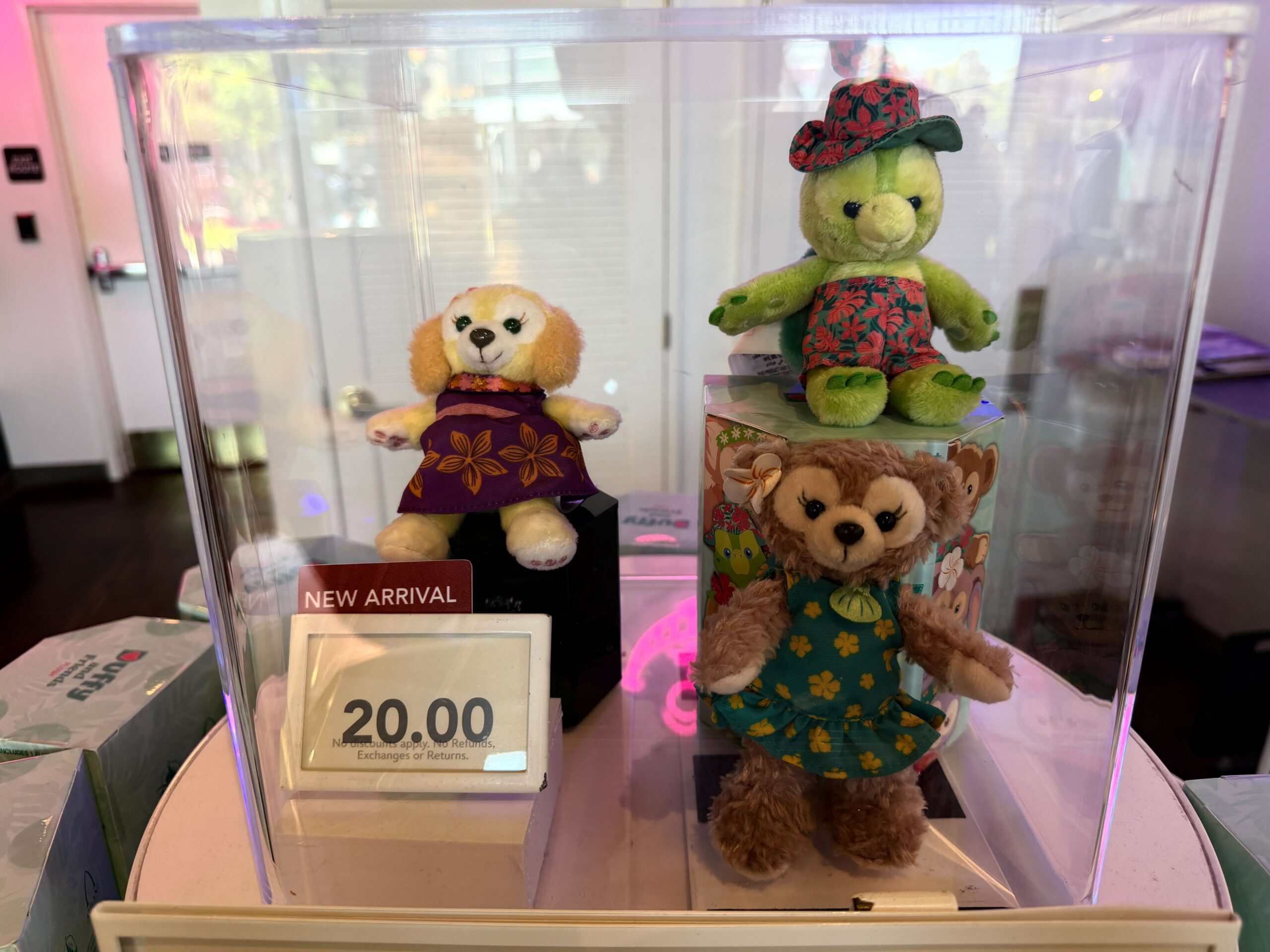 Two new Disney mystery box plush collections have arrived at Disneyland Resort, featuring characters from the Disney Wishables Shimmer line and Duffy and Friends.
