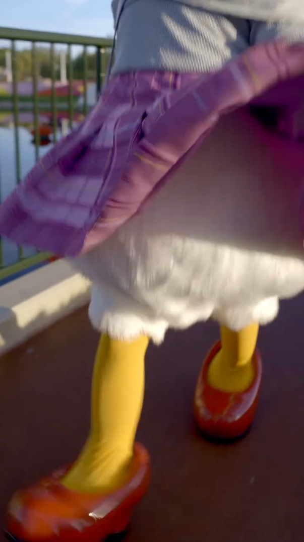 Daisy Duck strutted her stuff around EPCOT's International Flower & Garden Festival to celebrate The Devil Wears Prada 2