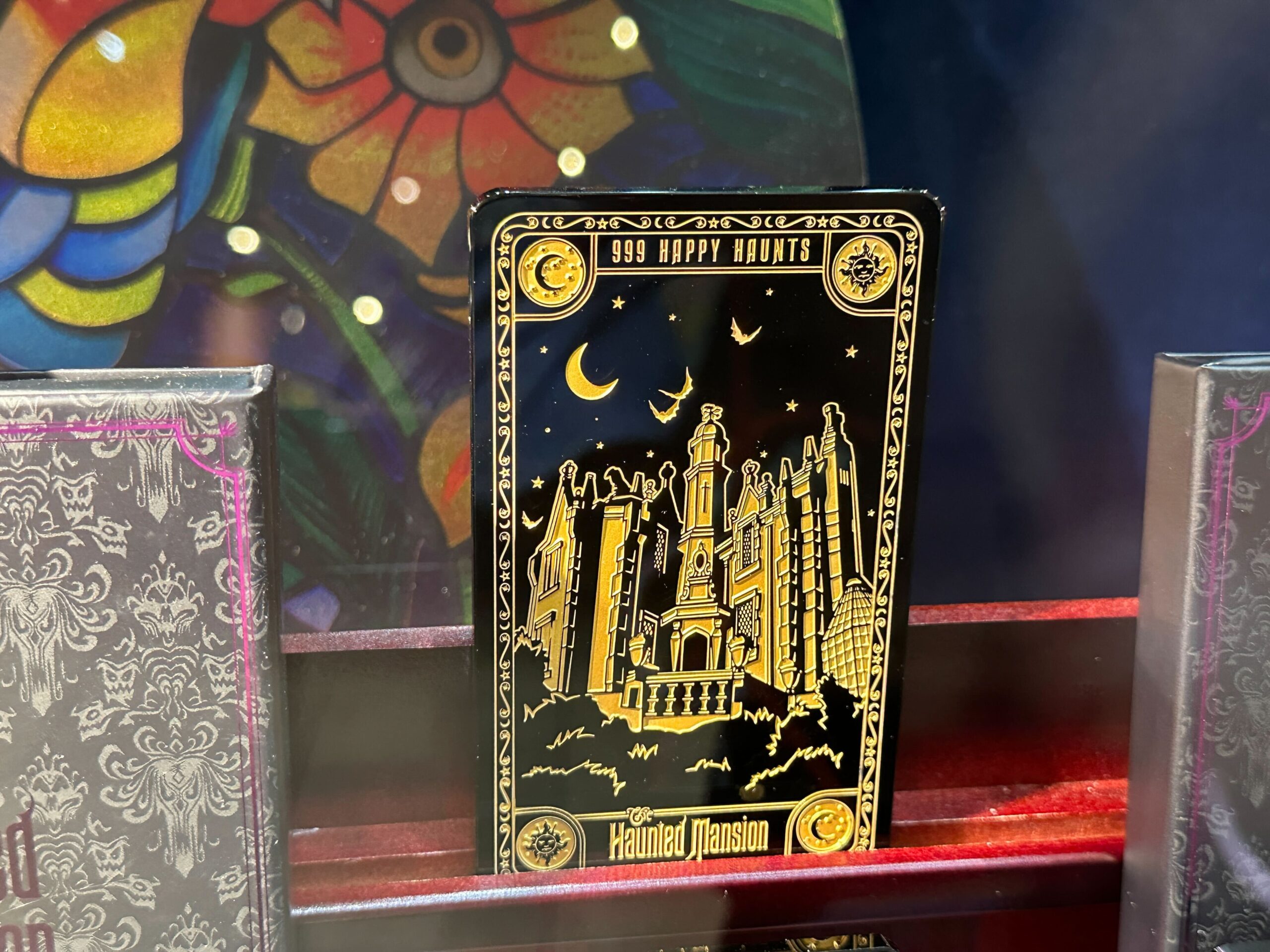 Haunted Mansion collector card sets featuring the Haunted Mansion are now available at Walt Disney World.