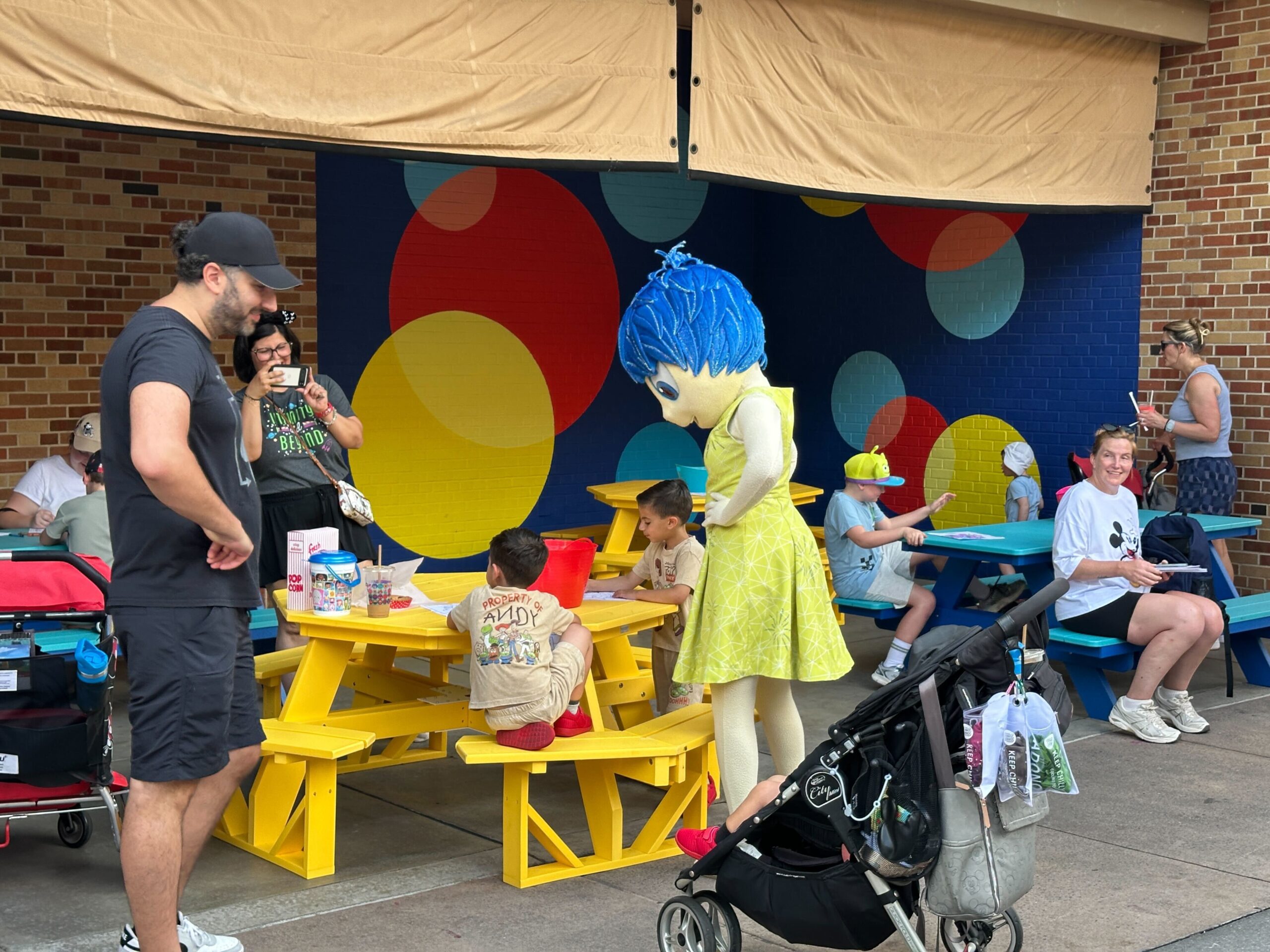 Joy from Inside Out is now greeting guests in a more personal and interactive way at Hollywood Studios.