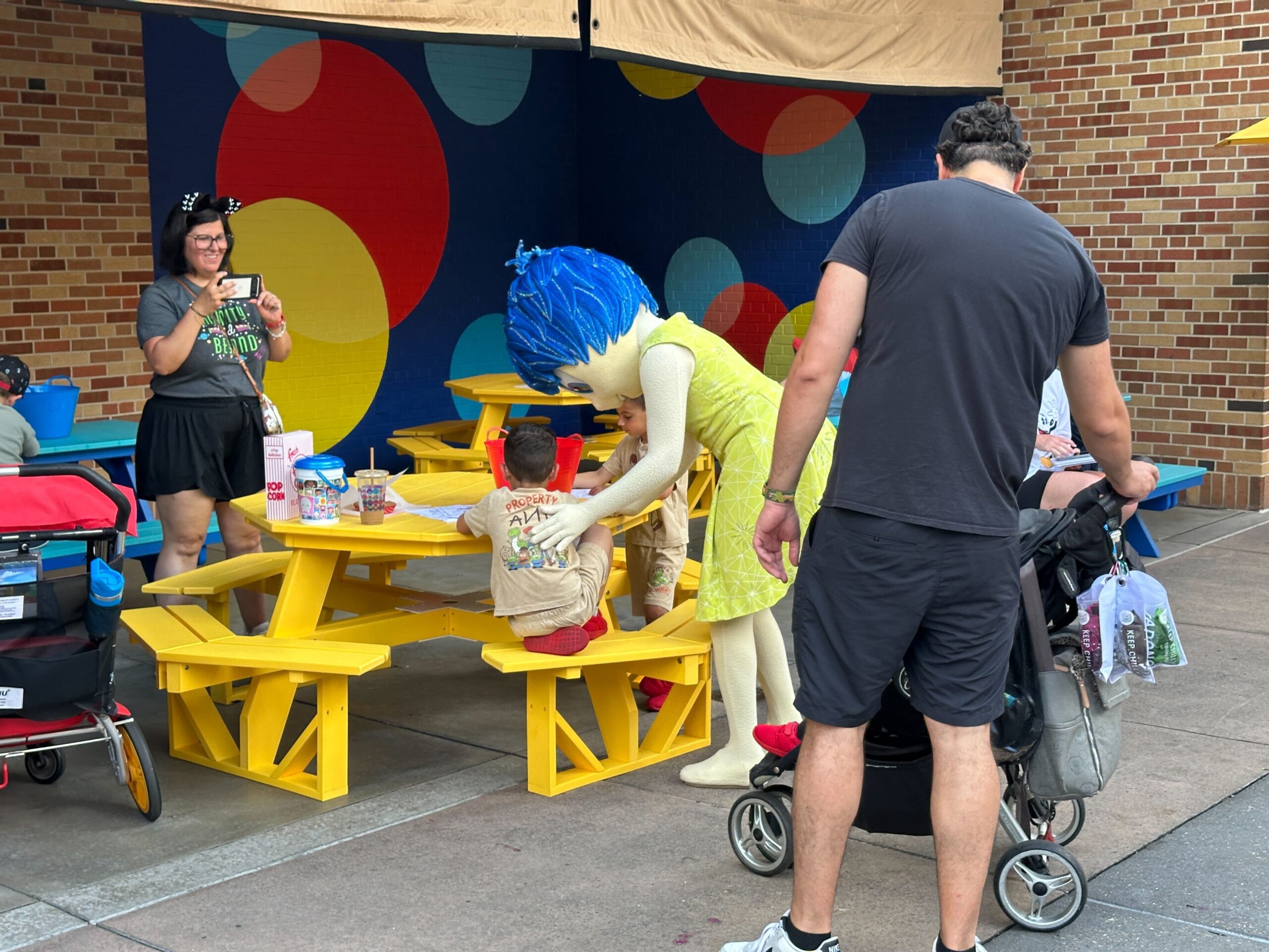 Joy from Inside Out is now greeting guests in a more personal and interactive way at Hollywood Studios.