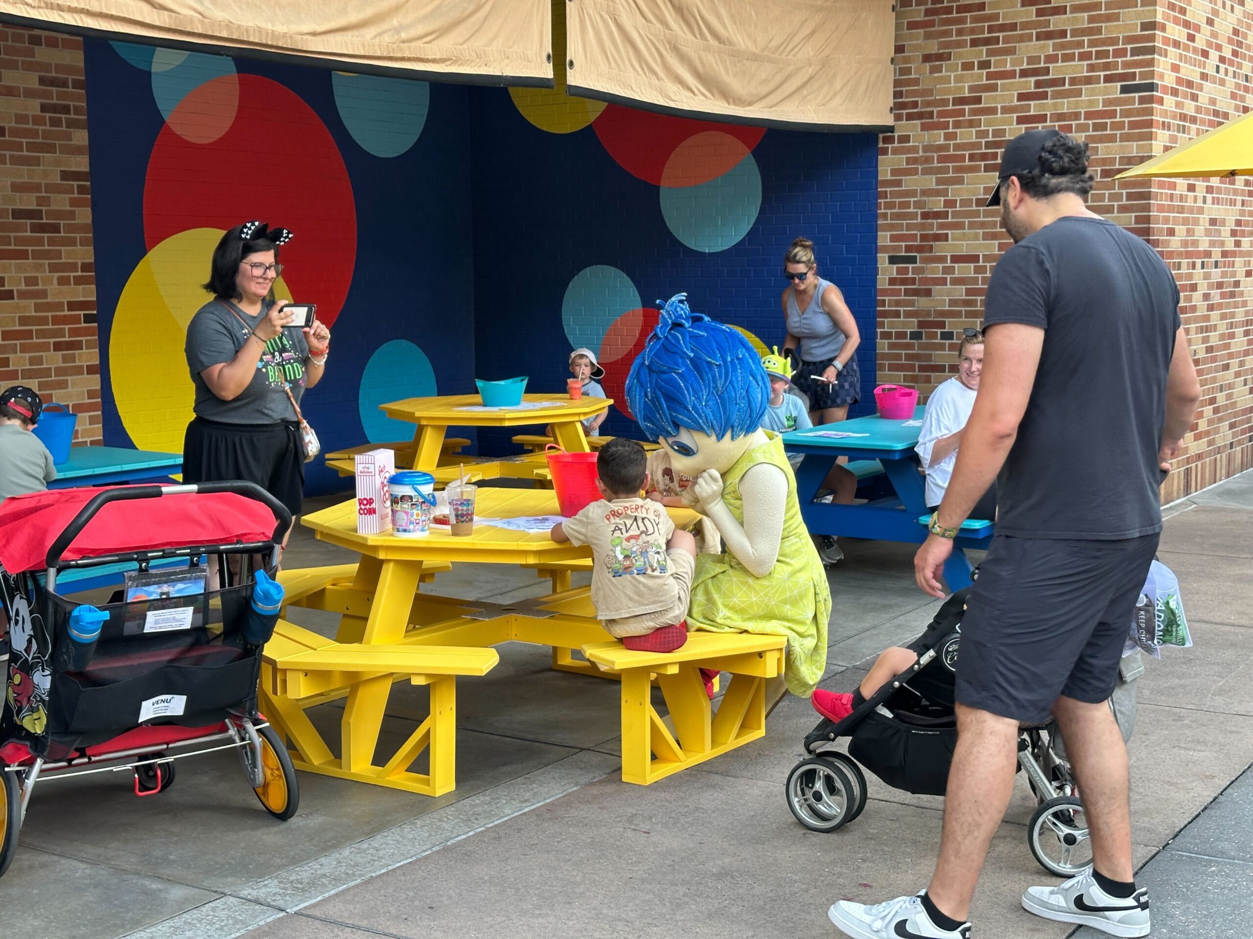 Joy from Inside Out is now greeting guests in a more personal and interactive way at Hollywood Studios.