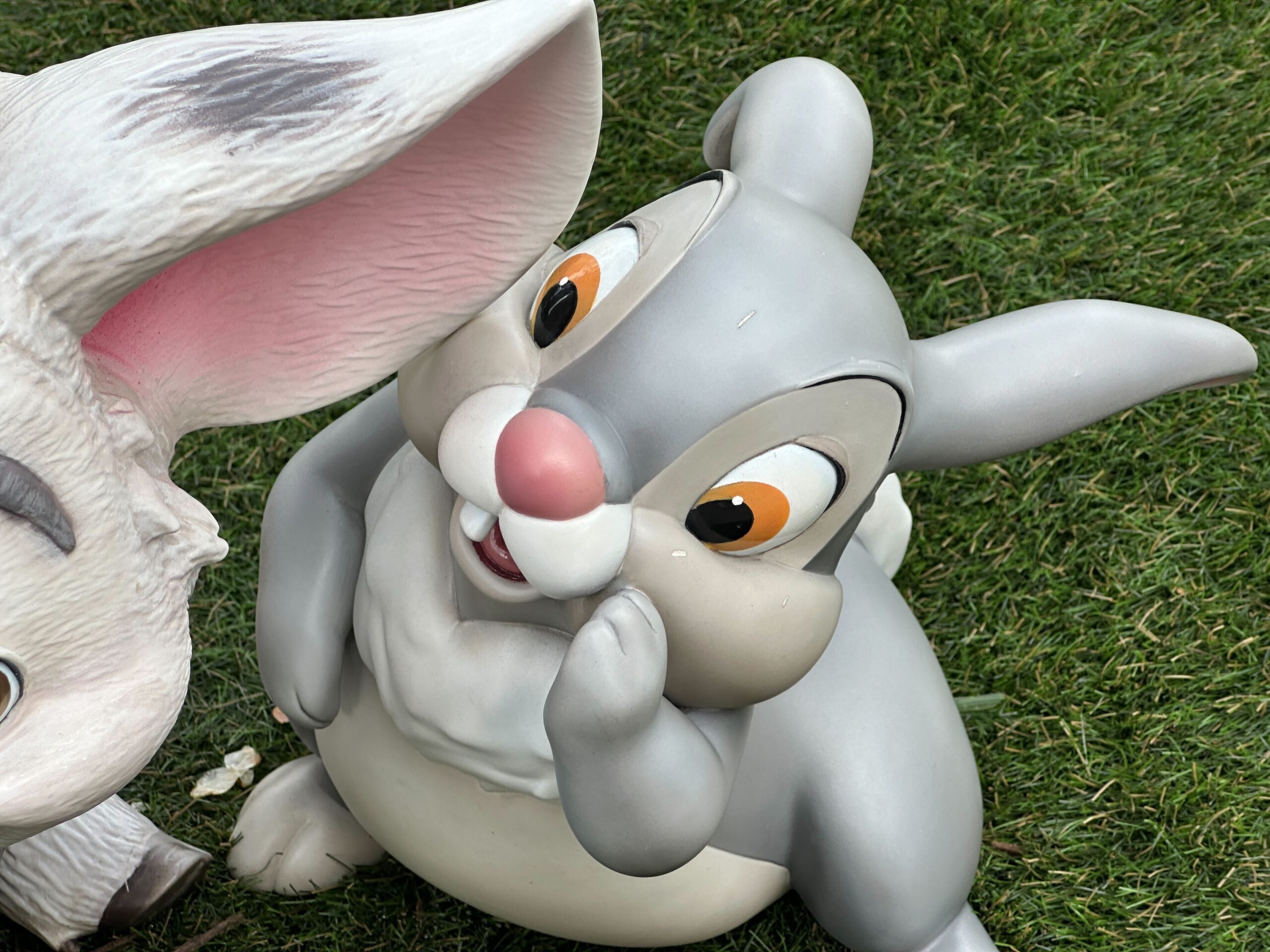 Thumper statue showing signs of wear and tear soon after reopening of Animation Courtyard