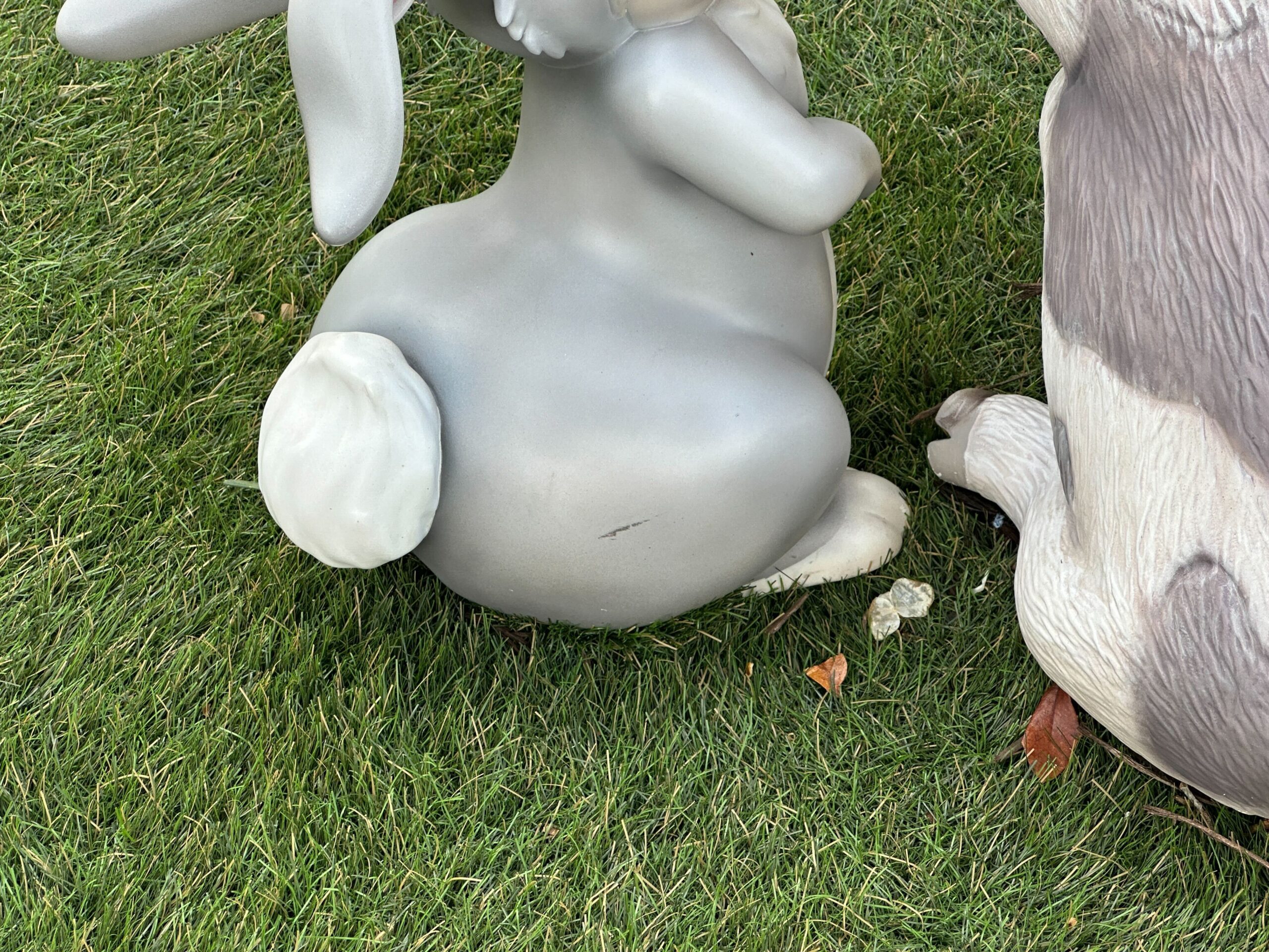 Thumper statue showing signs of wear and tear soon after reopening of Animation Courtyard