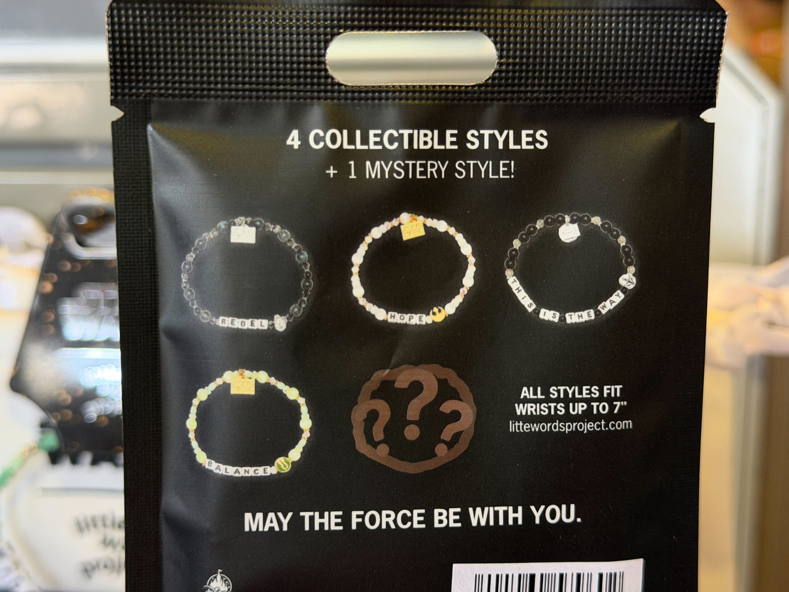 Little Words Project "Let the Force Decide Your Fate" Mystery Bracelet - $35