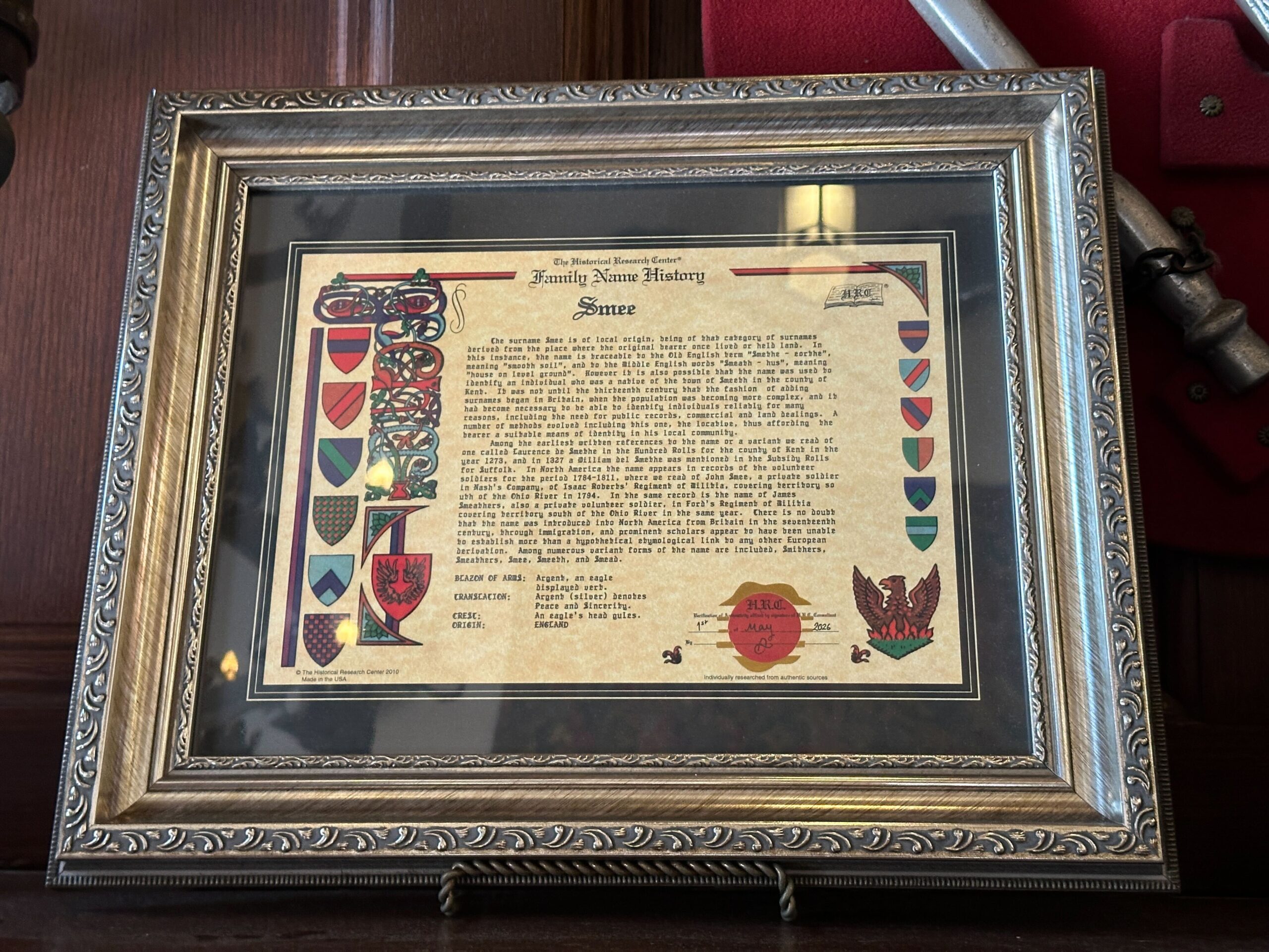 New Shop Crests in The Crown & Crest at EPCOT