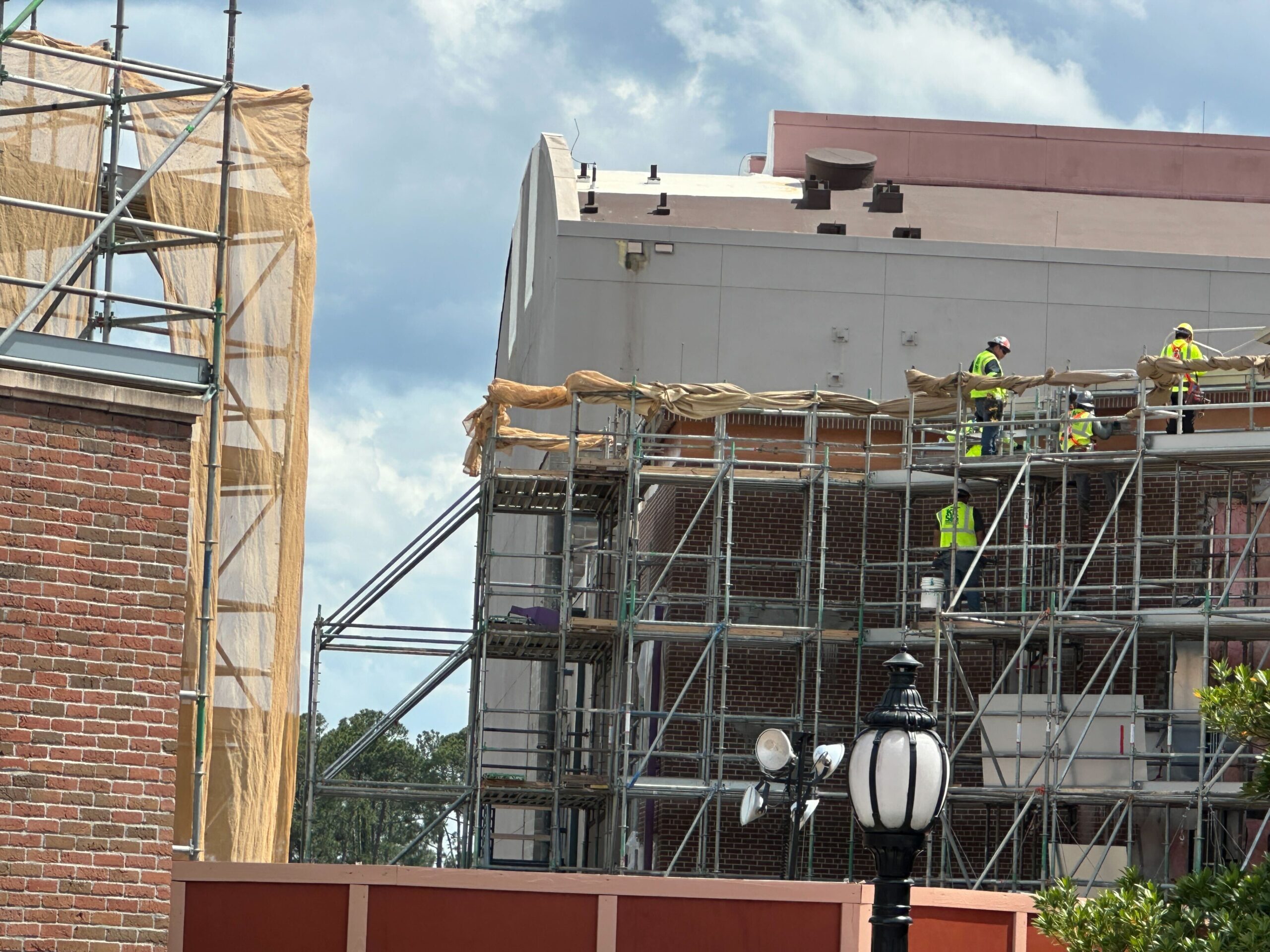 Monstropolis construction in Disney's Hollywood Studios in Walt Disney World